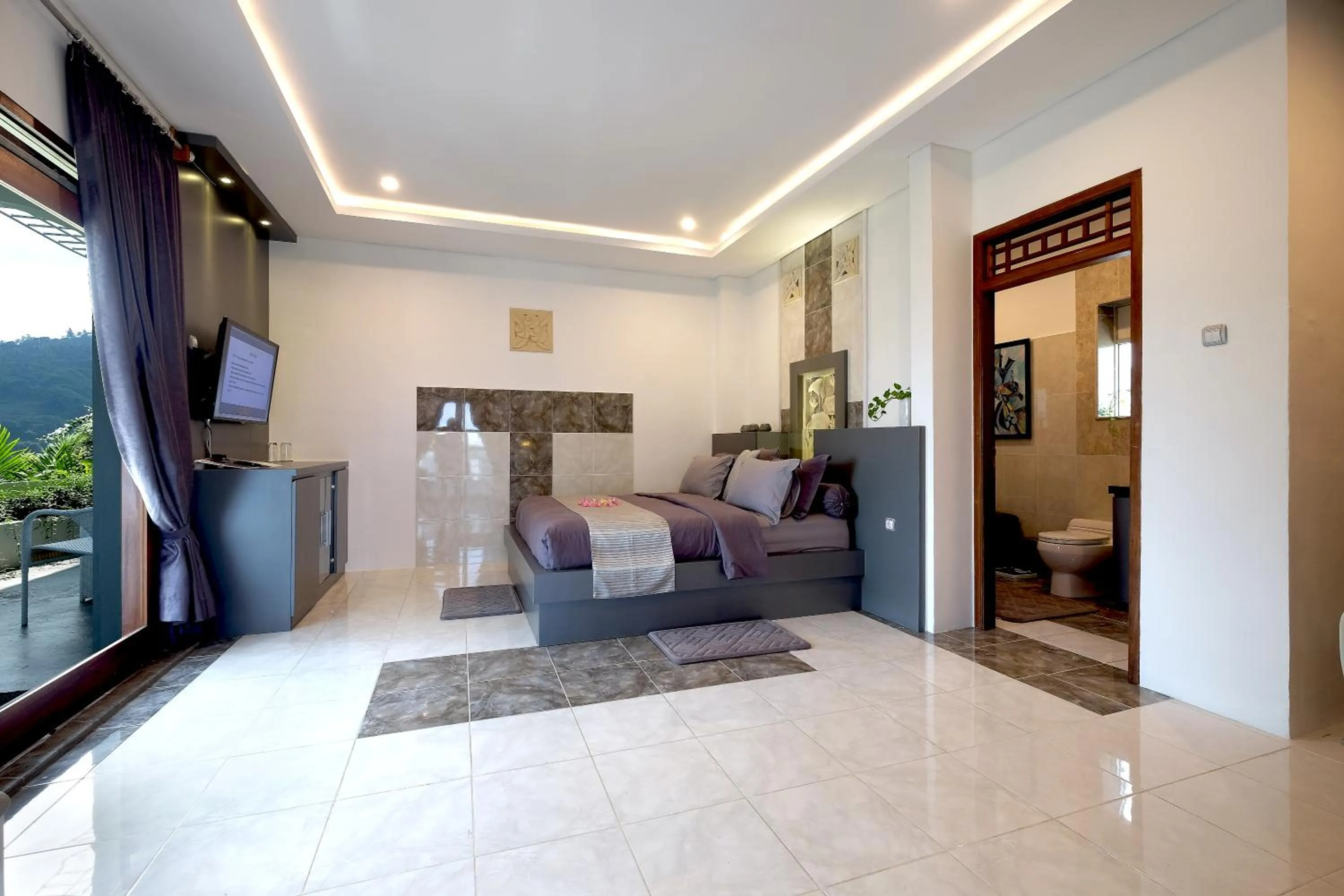 Bedroom in Villa Buah