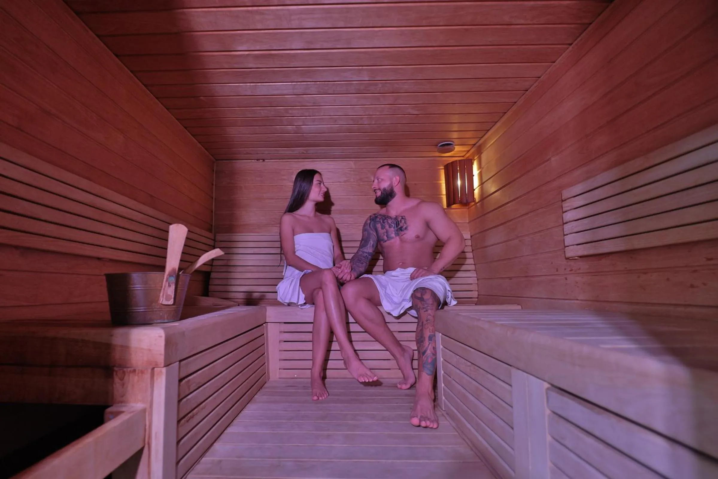 Sauna in Penzion Drak