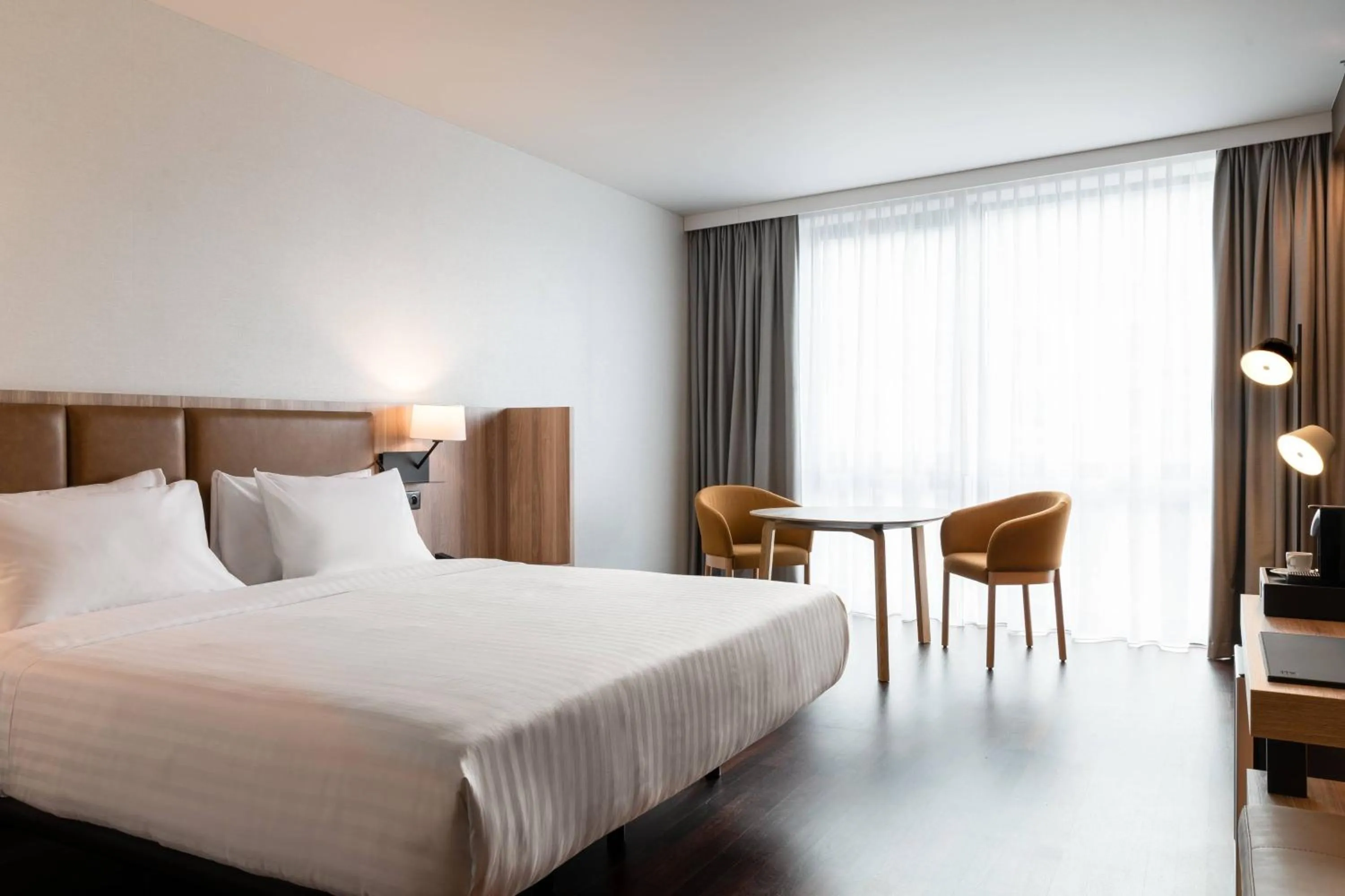 Photo of the whole room, Bed in AC Hotel by Marriott Bratislava Old Town