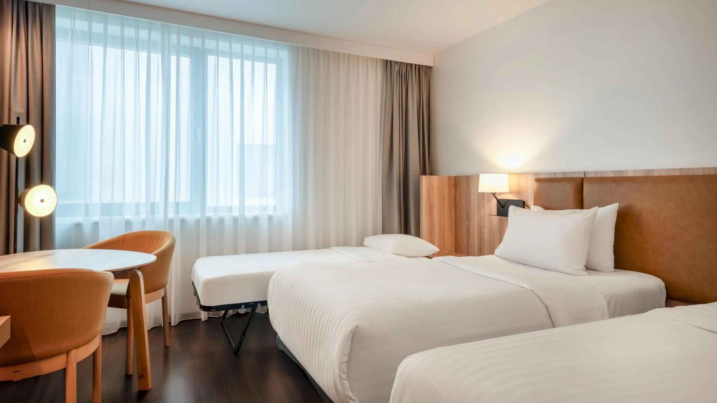 Photo of the whole room, Bed in AC Hotel by Marriott Bratislava Old Town