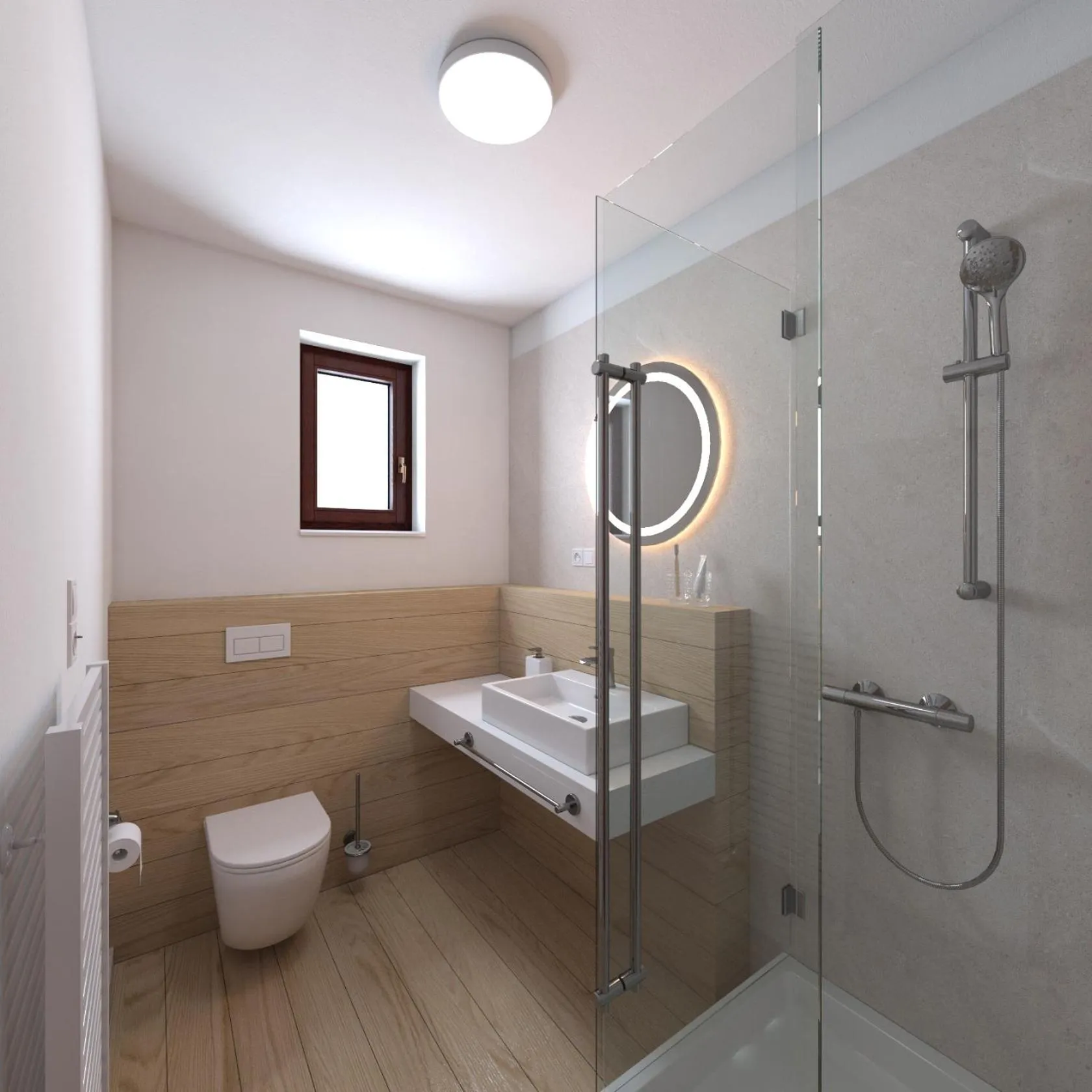 Bathroom in Hotel GOLFER