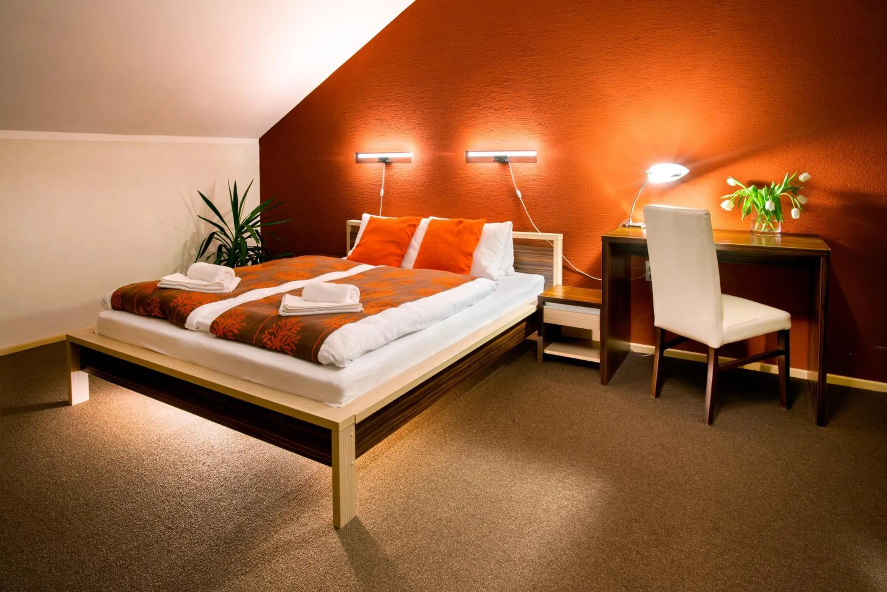 Bed in Hotel Bystrička