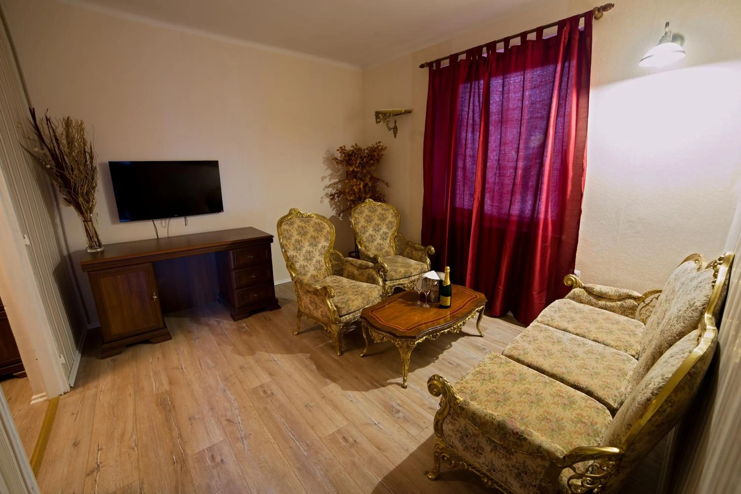Living room in Penzion Benatky