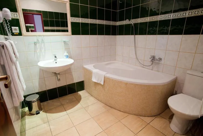 Bathroom in Penzion Benatky