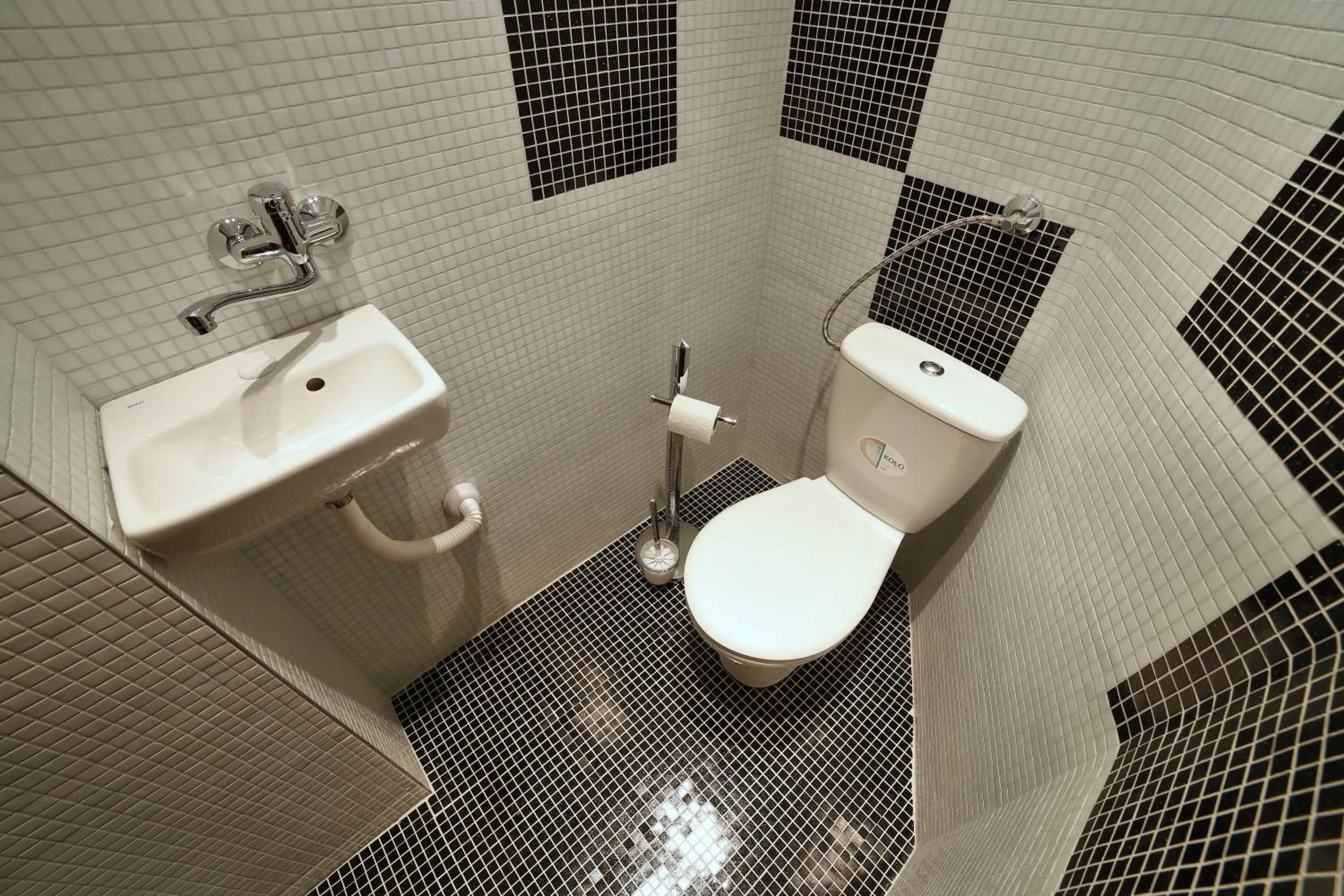 Bathroom in Penzion Benatky