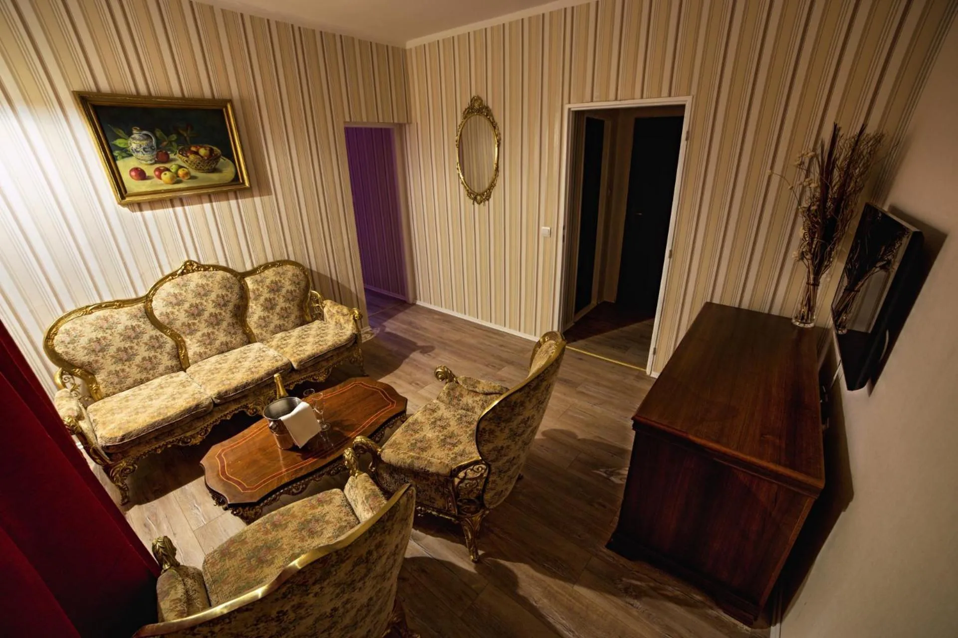 Living room in Penzion Benatky