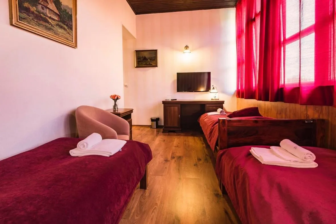 Bed in Penzion Benatky