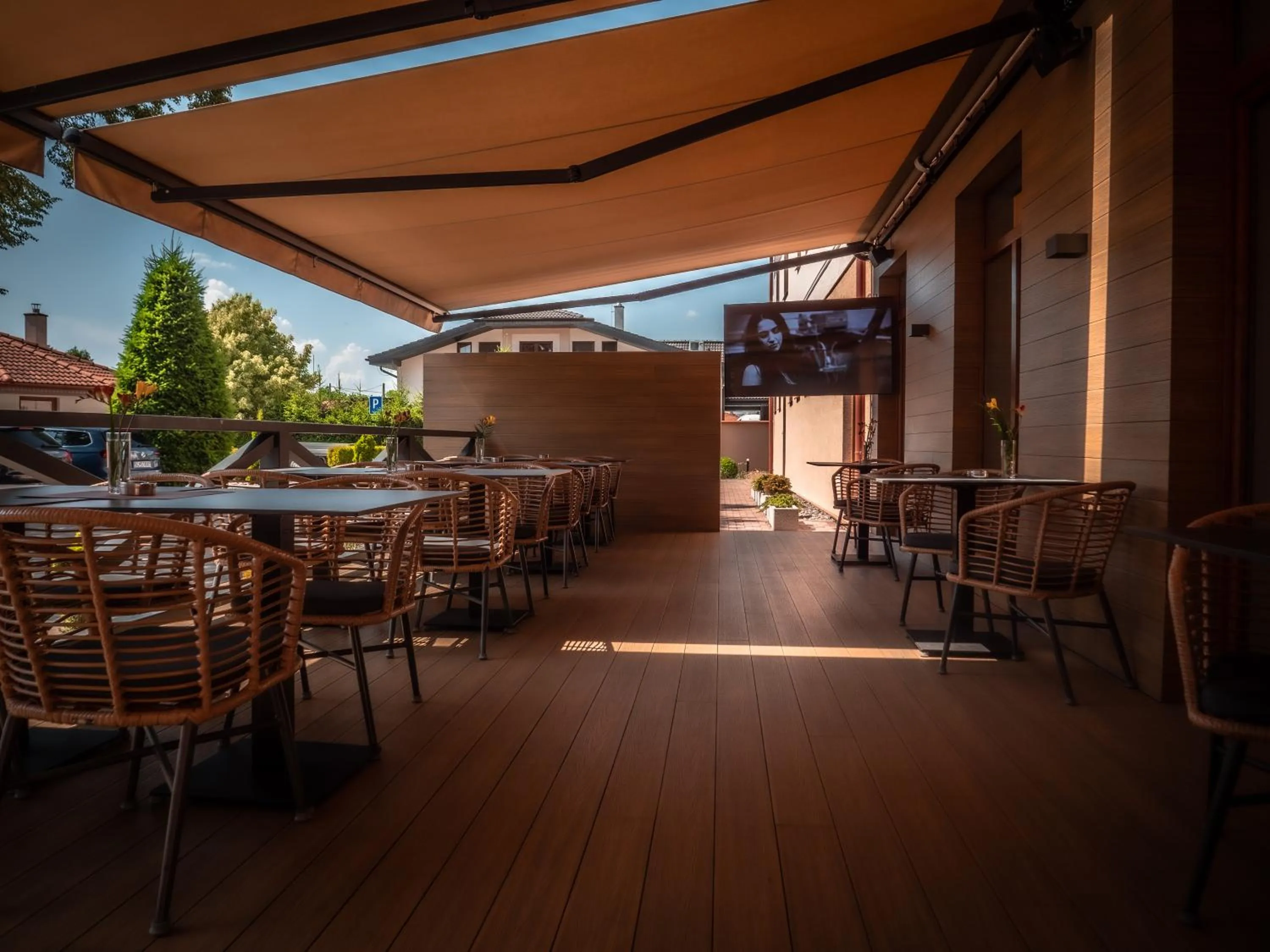 Balcony/Terrace in Hotel Novy Kastiel - Self check-in