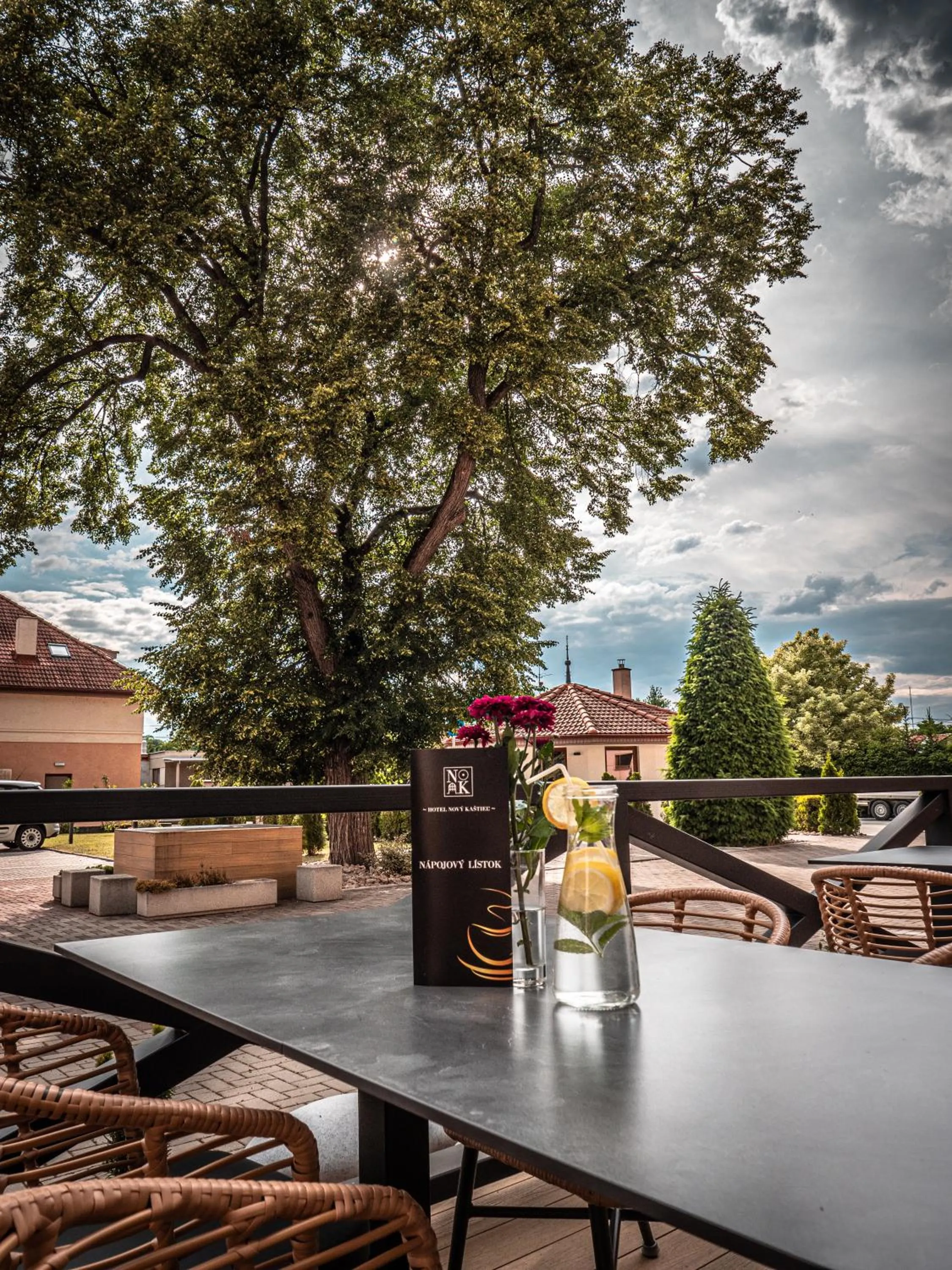 Balcony/Terrace in Hotel Novy Kastiel - Self check-in