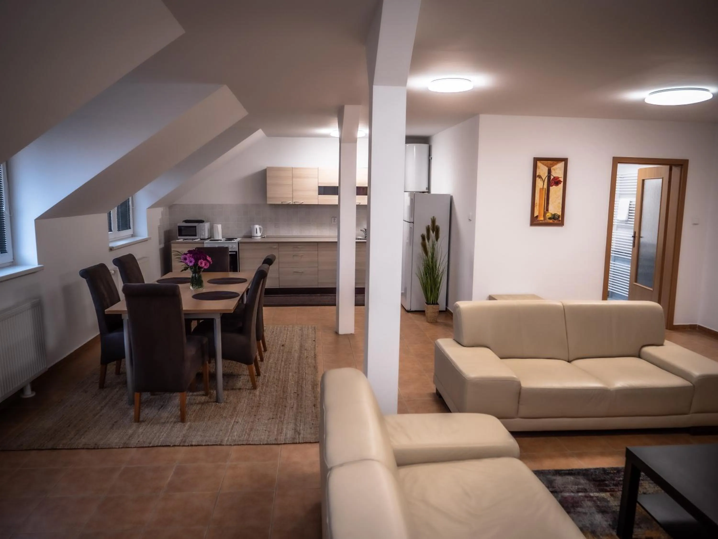 Kitchen or kitchenette in Hotel Novy Kastiel - Self check-in