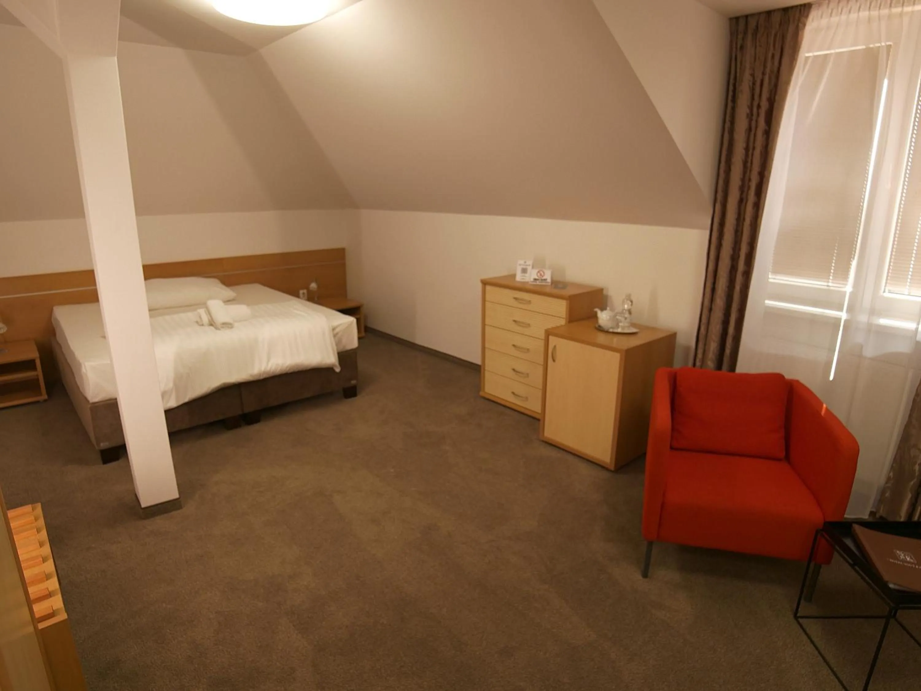 Photo of the whole room, Bed in Hotel Novy Kastiel - Self check-in