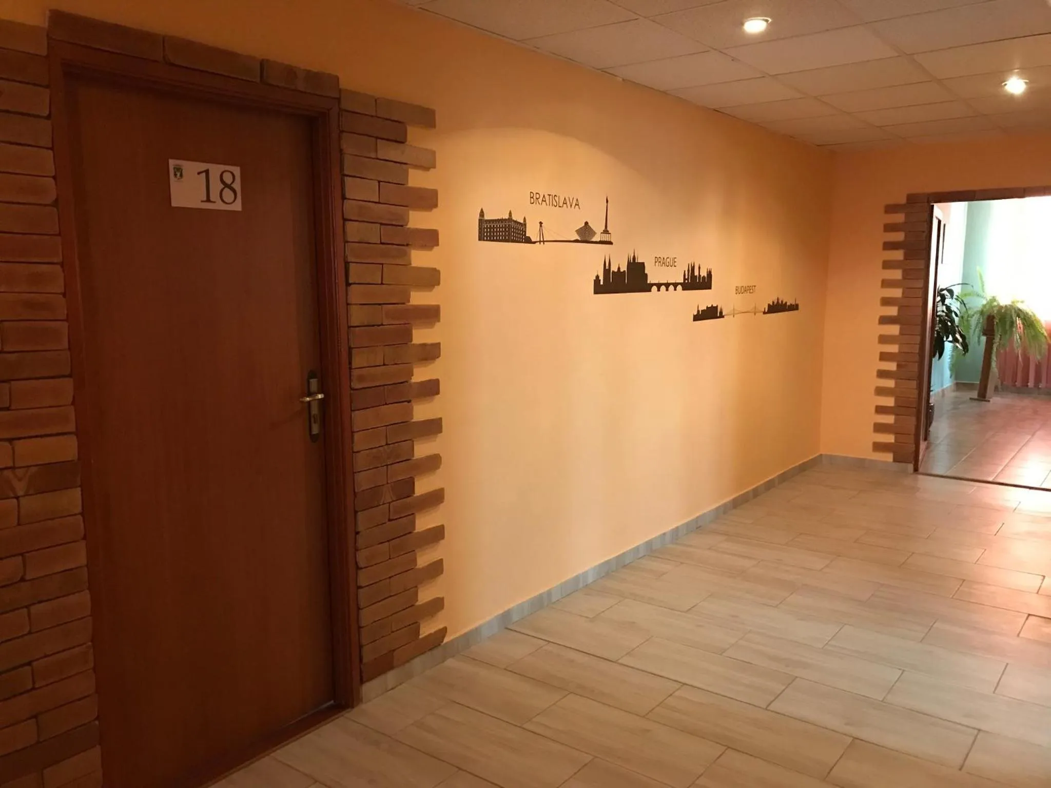 Decorative detail in Hotel Hubert Nové Zámky