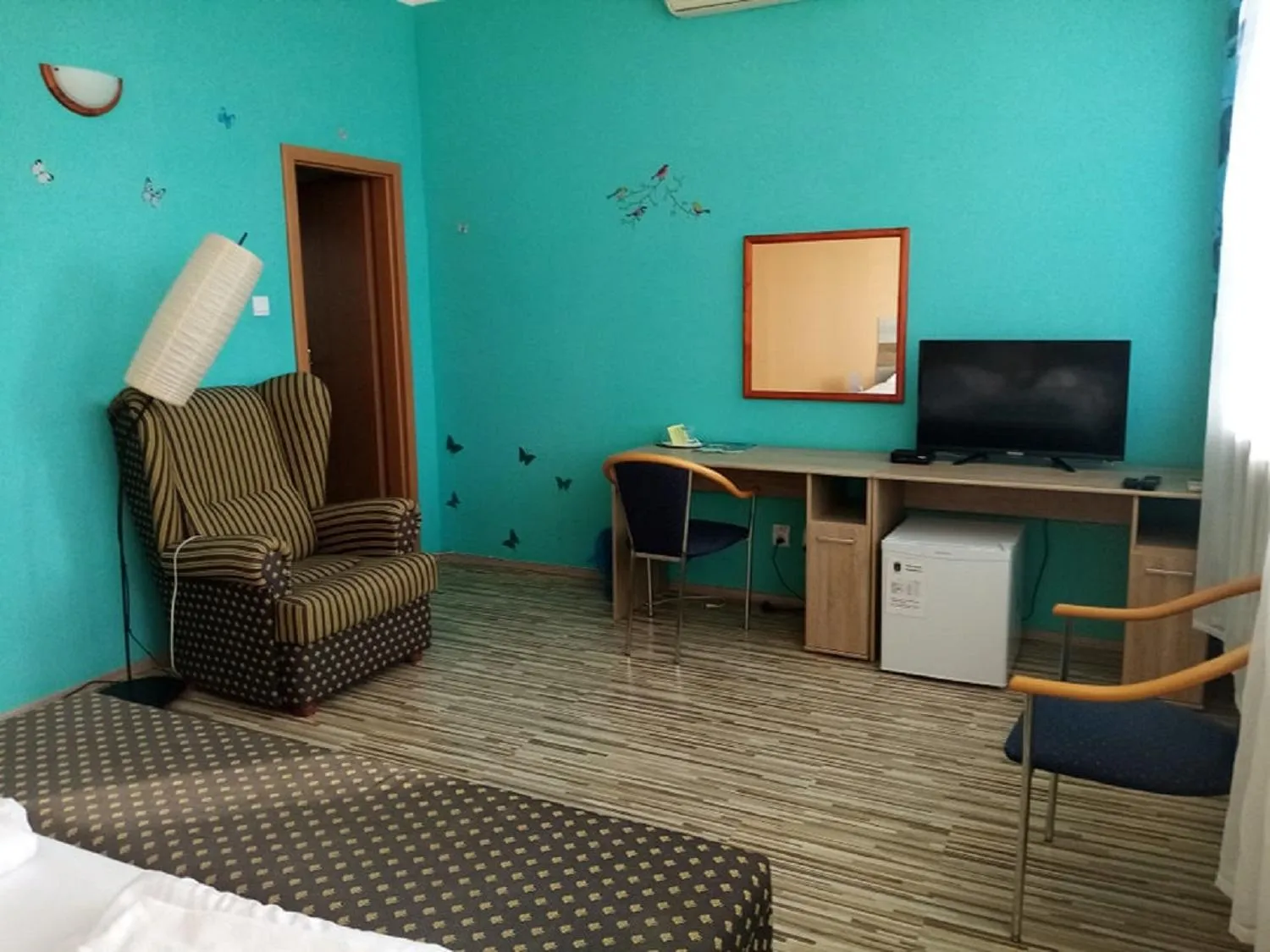 Seating area, Bed in Hotel Hubert Nové Zámky