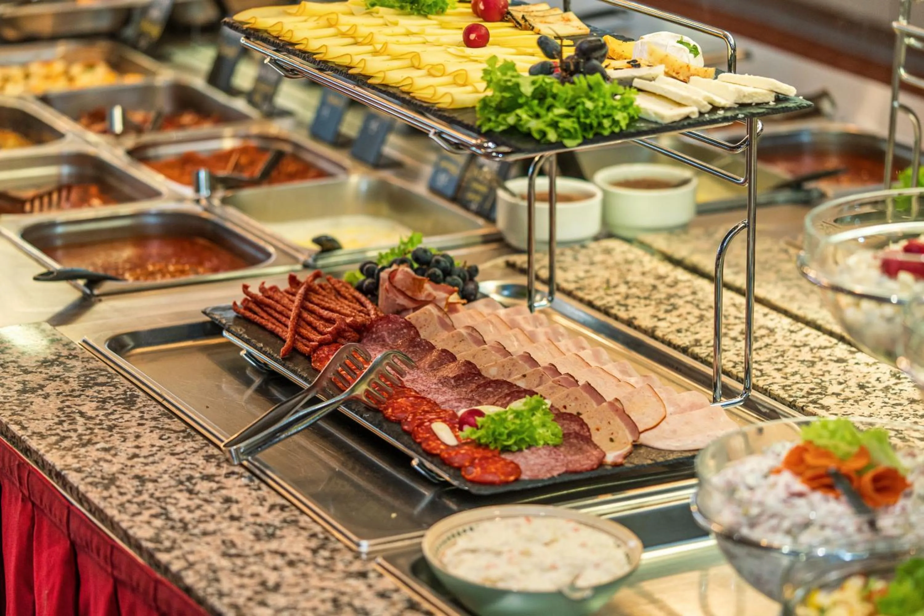 Buffet breakfast in Hotel Slovakia