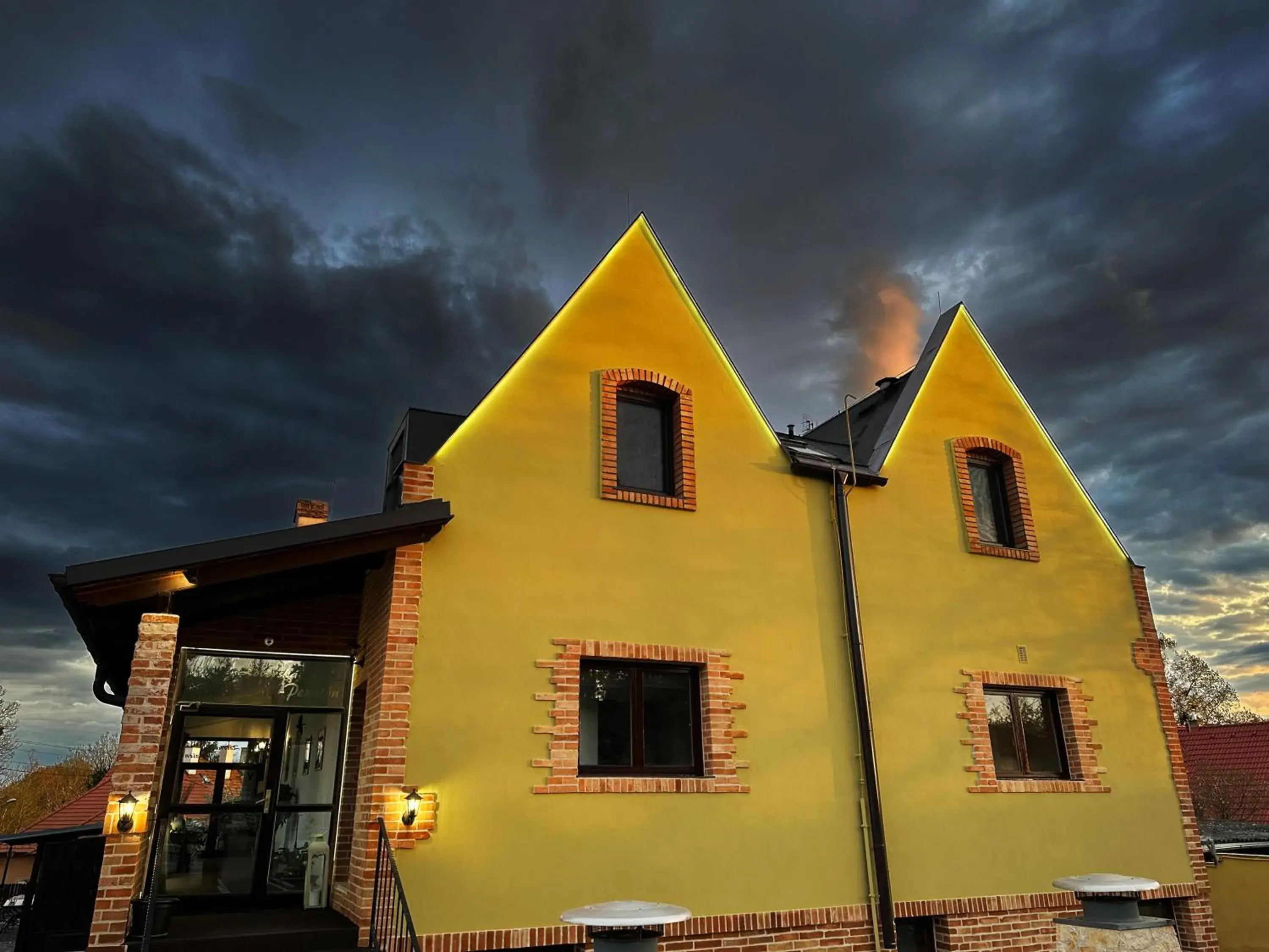 Property building in Penzión Wellness & Restaurant Zoborská, free parking Property building in Penzión Wellness & Restaurant Zoborská, free parking