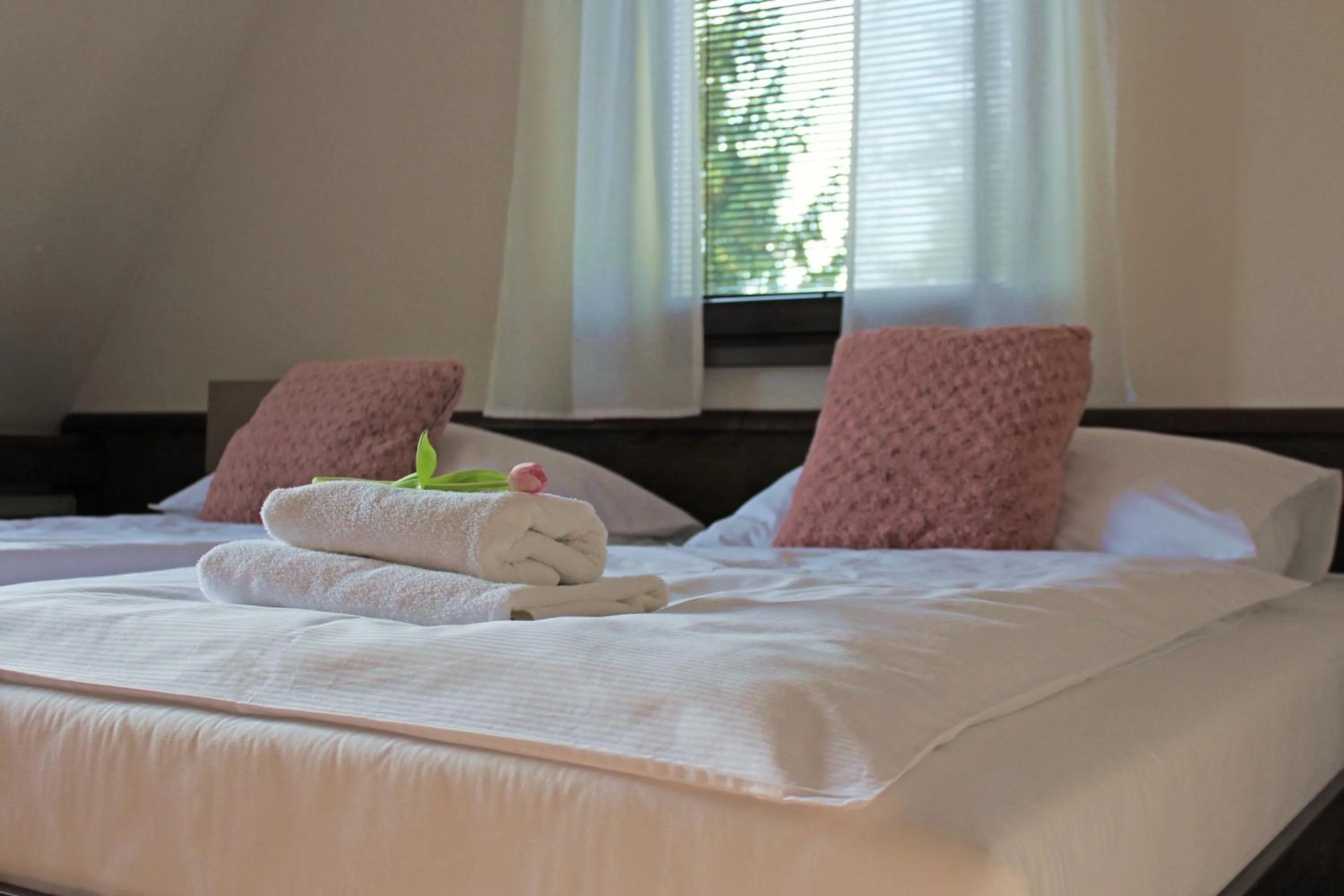 Bed in Penzión Wellness & Restaurant Zoborská, free parking