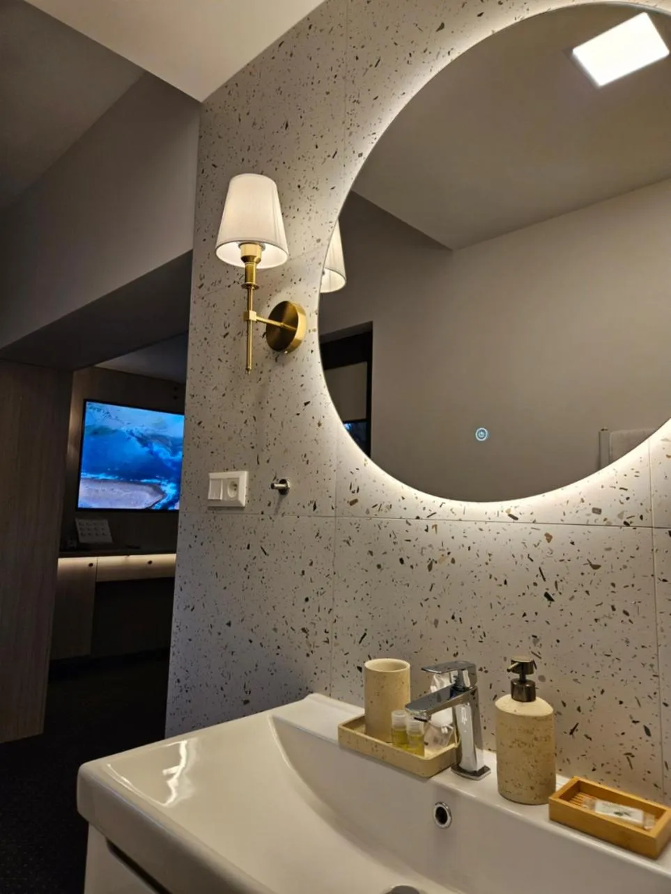 Bathroom in Penzión Wellness & Restaurant Zoborská, free parking