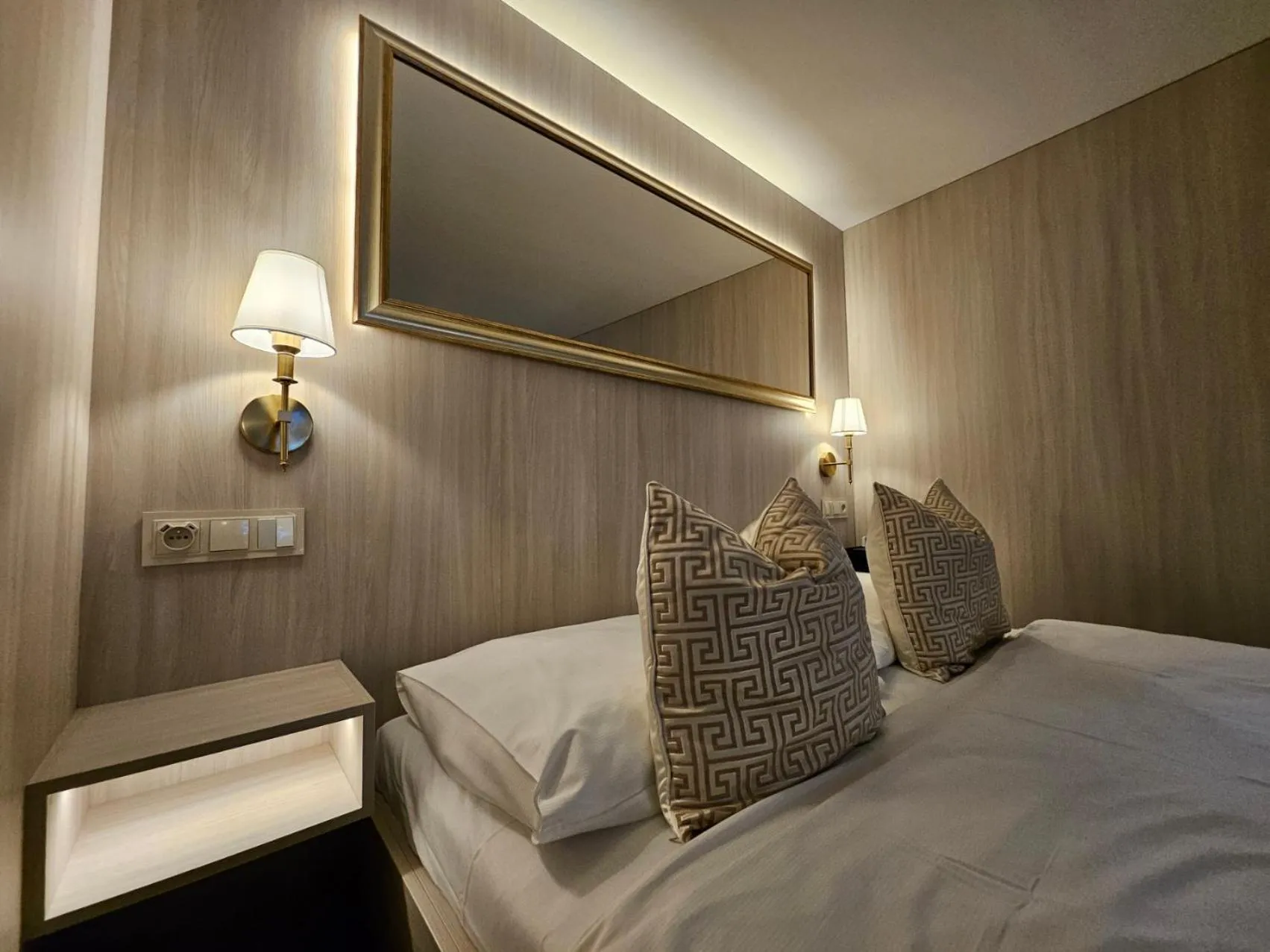 Bed in Penzión Wellness & Restaurant Zoborská, free parking