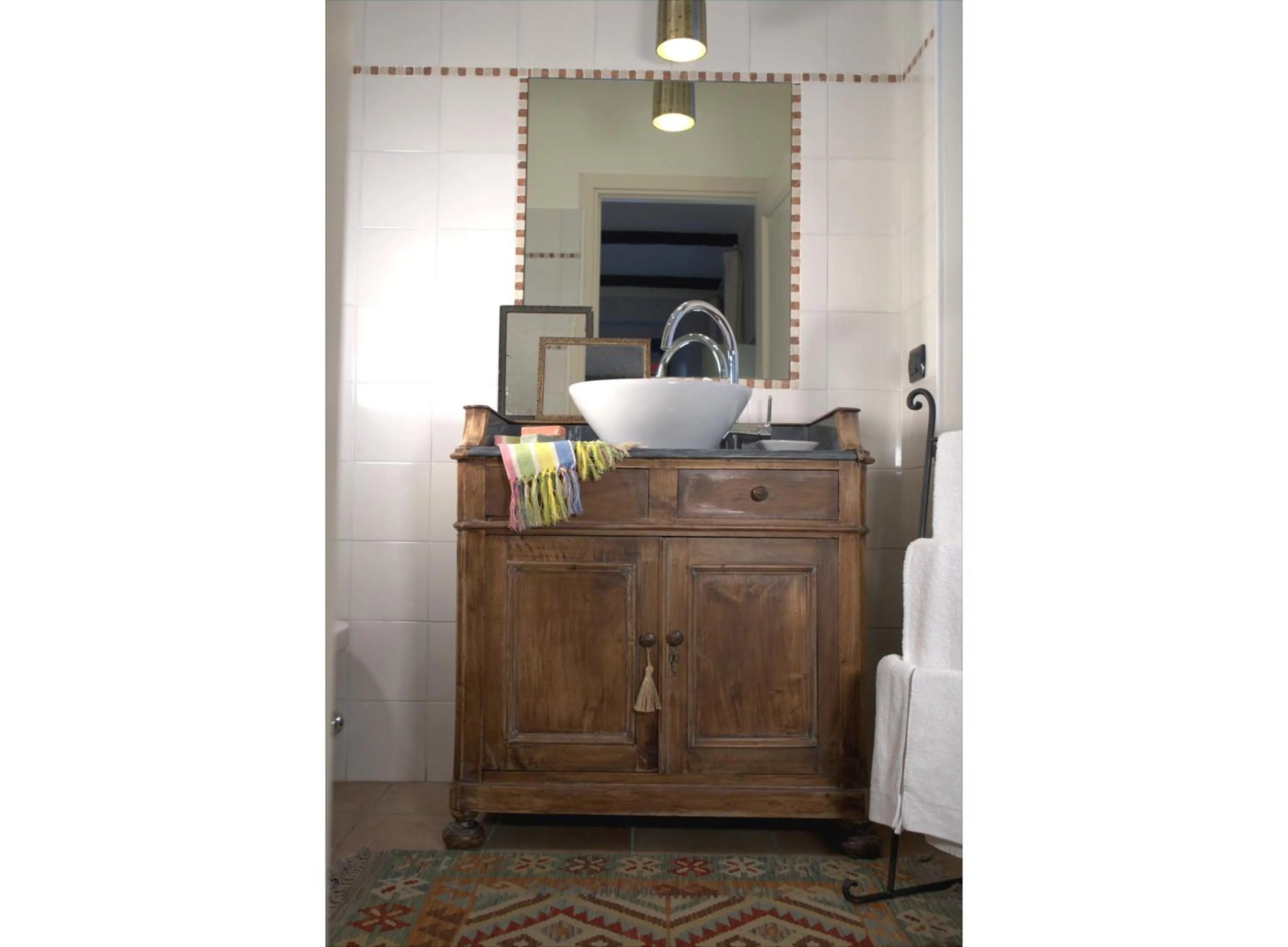 Bathroom in Antico Casale Mattei - Adult only