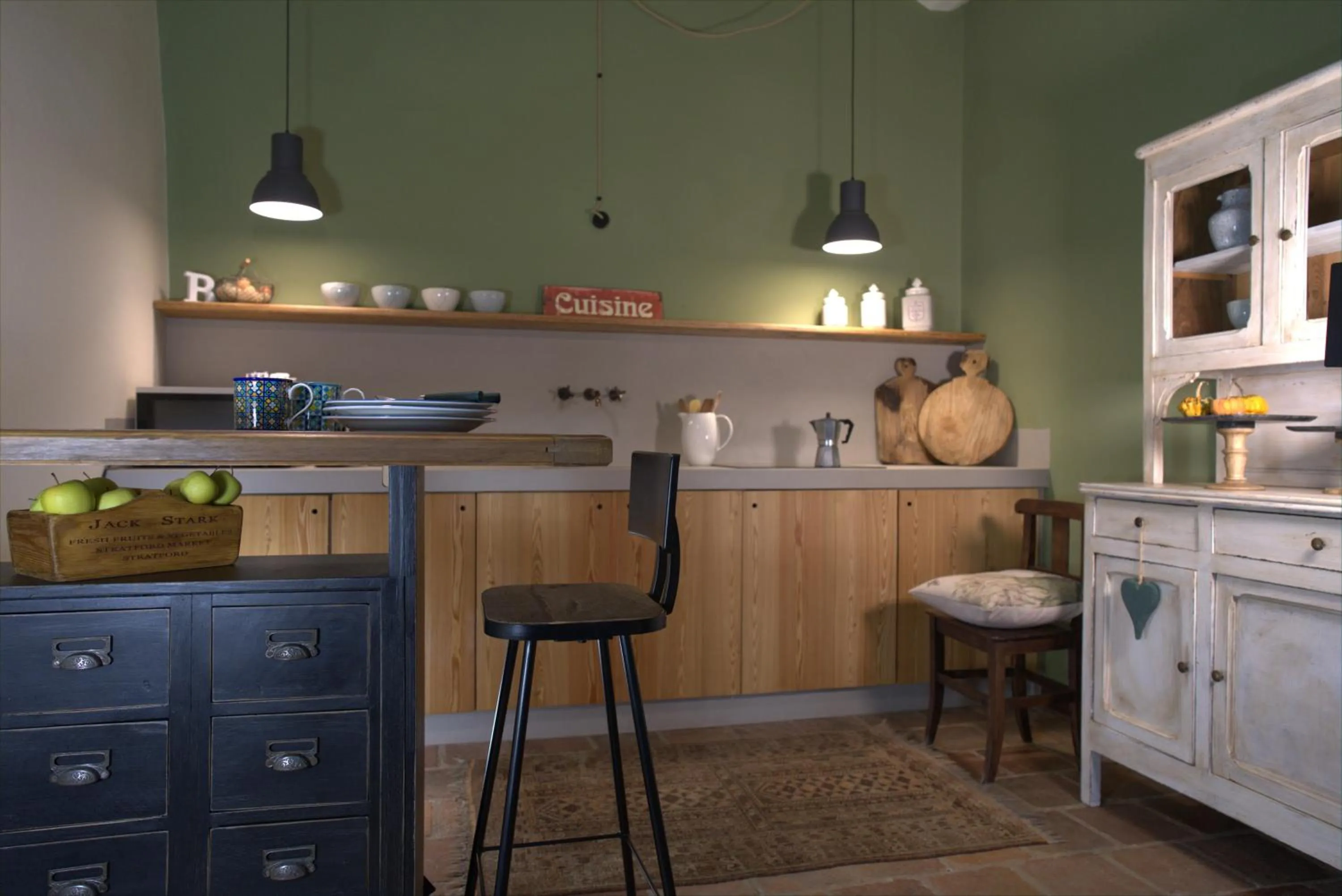 Kitchen or kitchenette in Antico Casale Mattei - Adult only