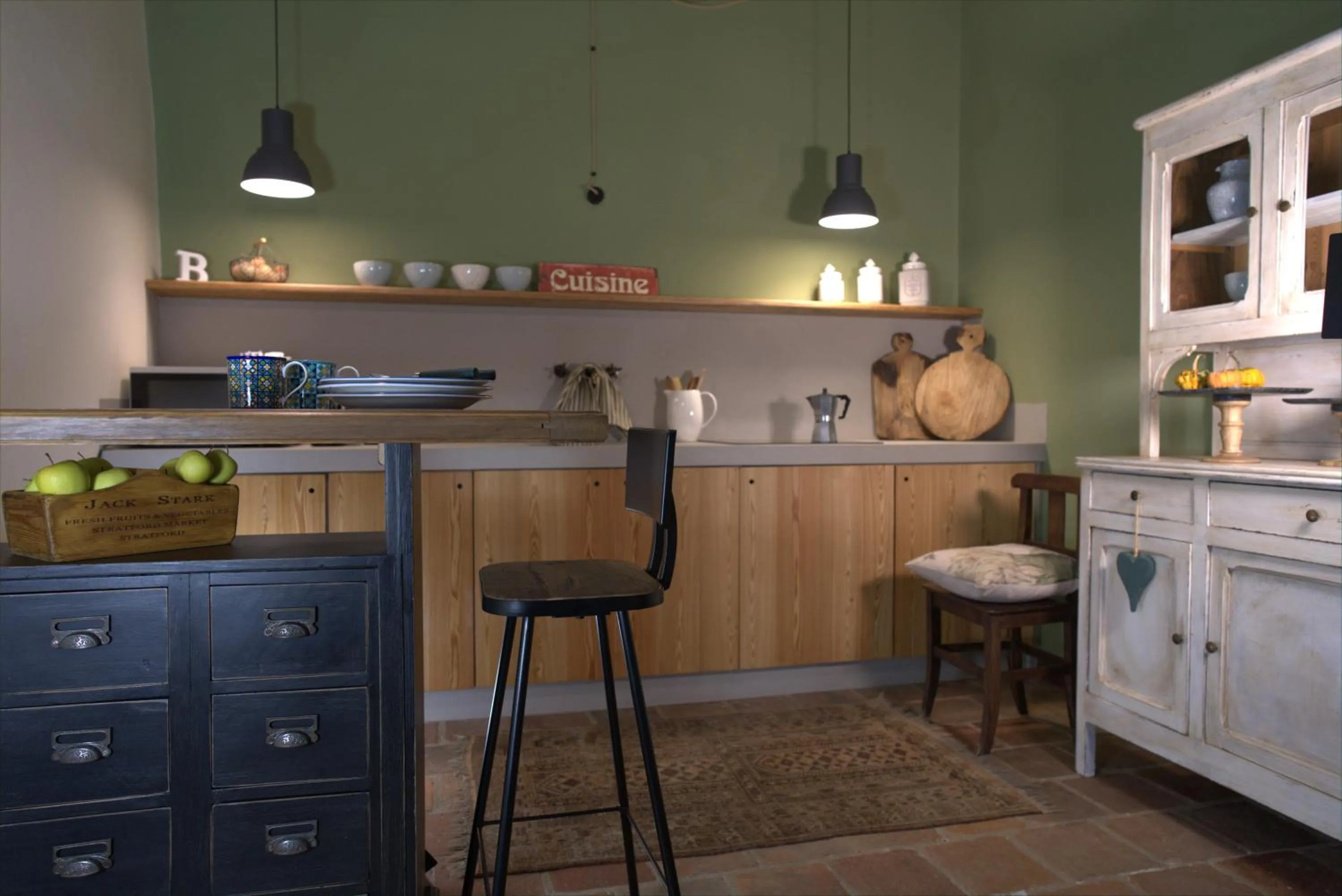 Kitchen or kitchenette in Antico Casale Mattei - Adult only