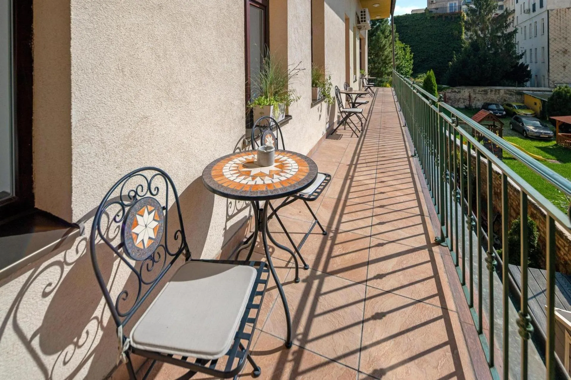 Balcony/Terrace in Garni Hotel VIRGO