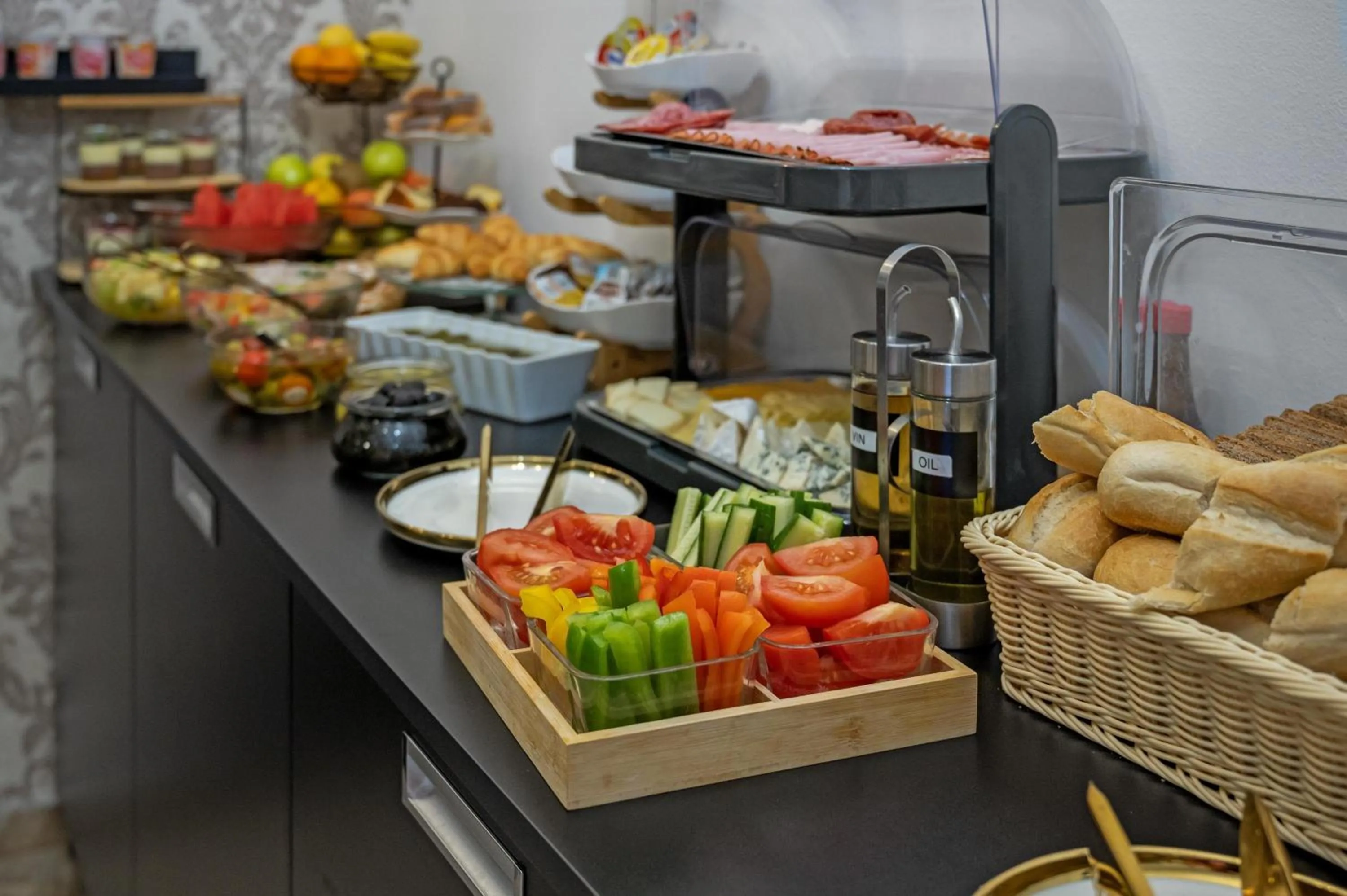 Buffet breakfast in Garni Hotel VIRGO