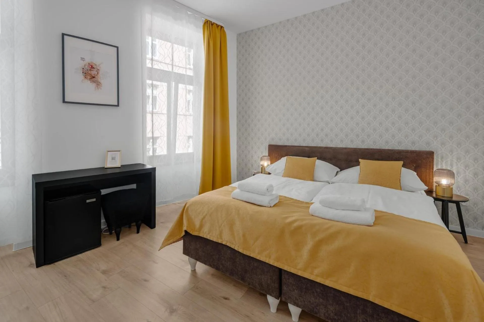 Photo of the whole room, Bed in Garni Hotel VIRGO