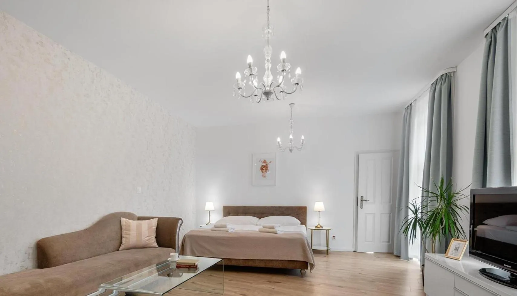 Photo of the whole room, Bed in Garni Hotel VIRGO