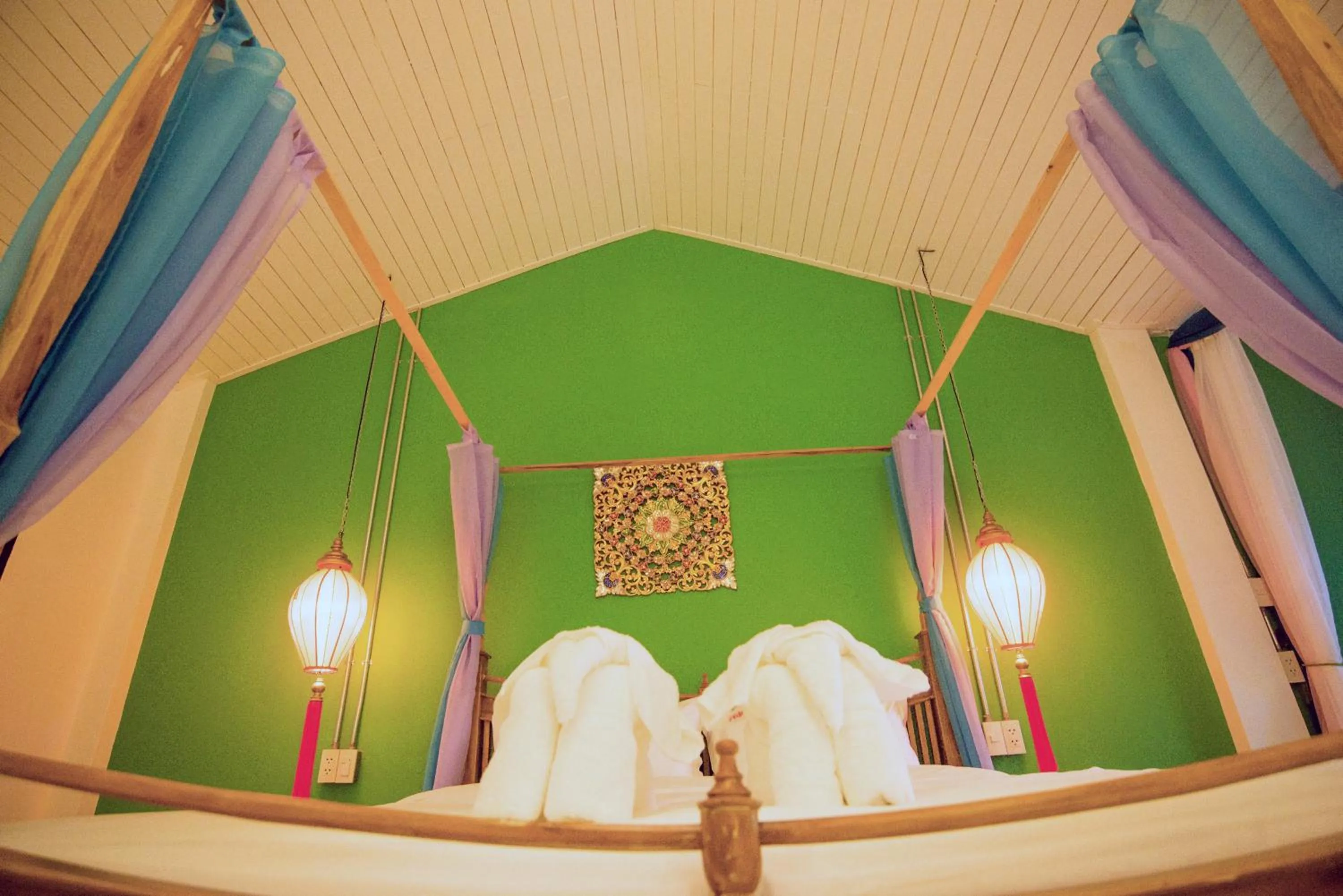 Bedroom, Bed in Garden Yard Inn Chiangmai