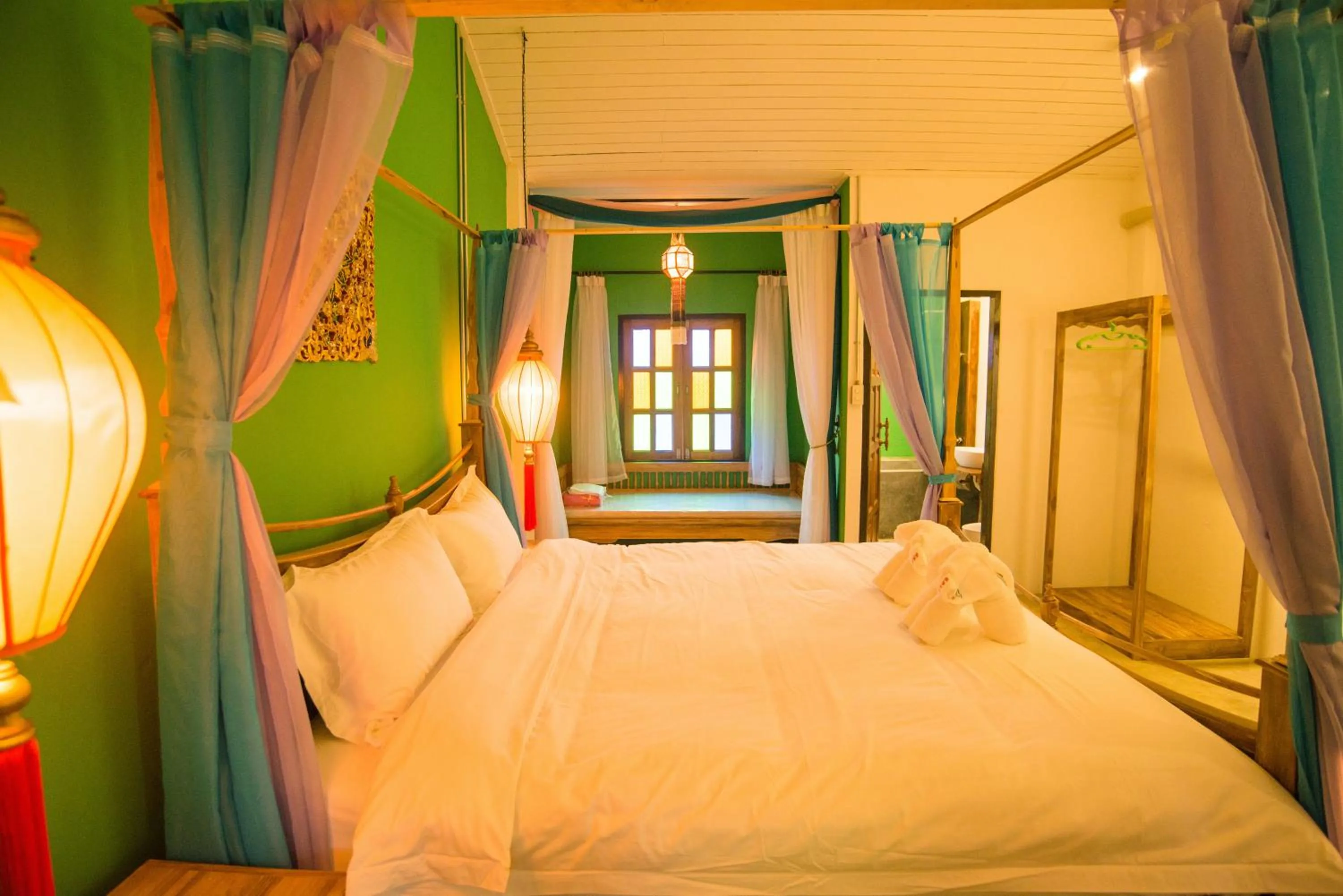 Bedroom, Bed in Garden Yard Inn Chiangmai