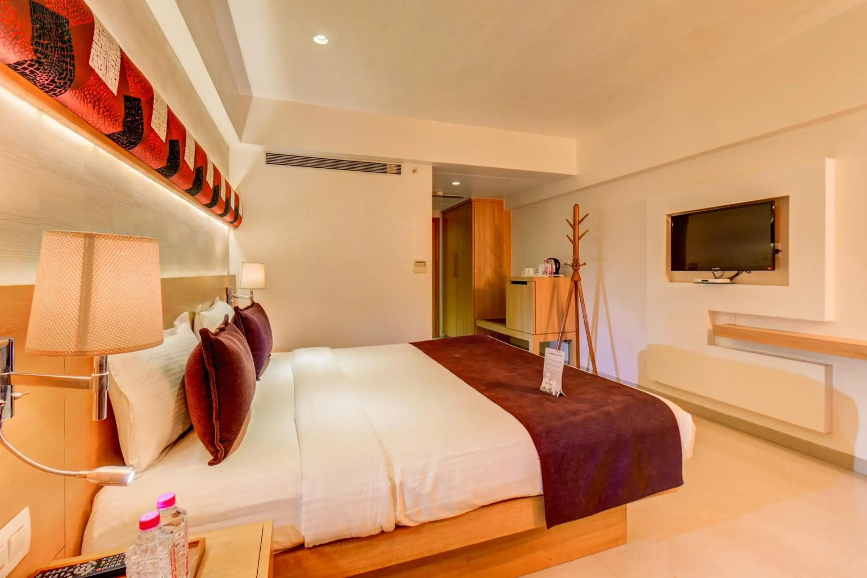 Bedroom, Bed in The SSK Solitaire Hotel & Banquets Bedroom, Bed in The SSK Solitaire Hotel & Banquets