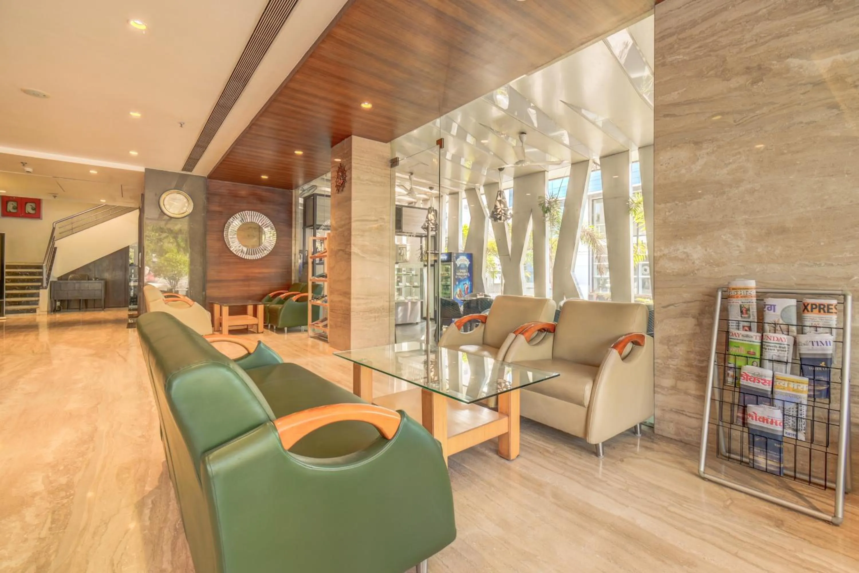 Seating area in The SSK Solitaire Hotel & Banquets