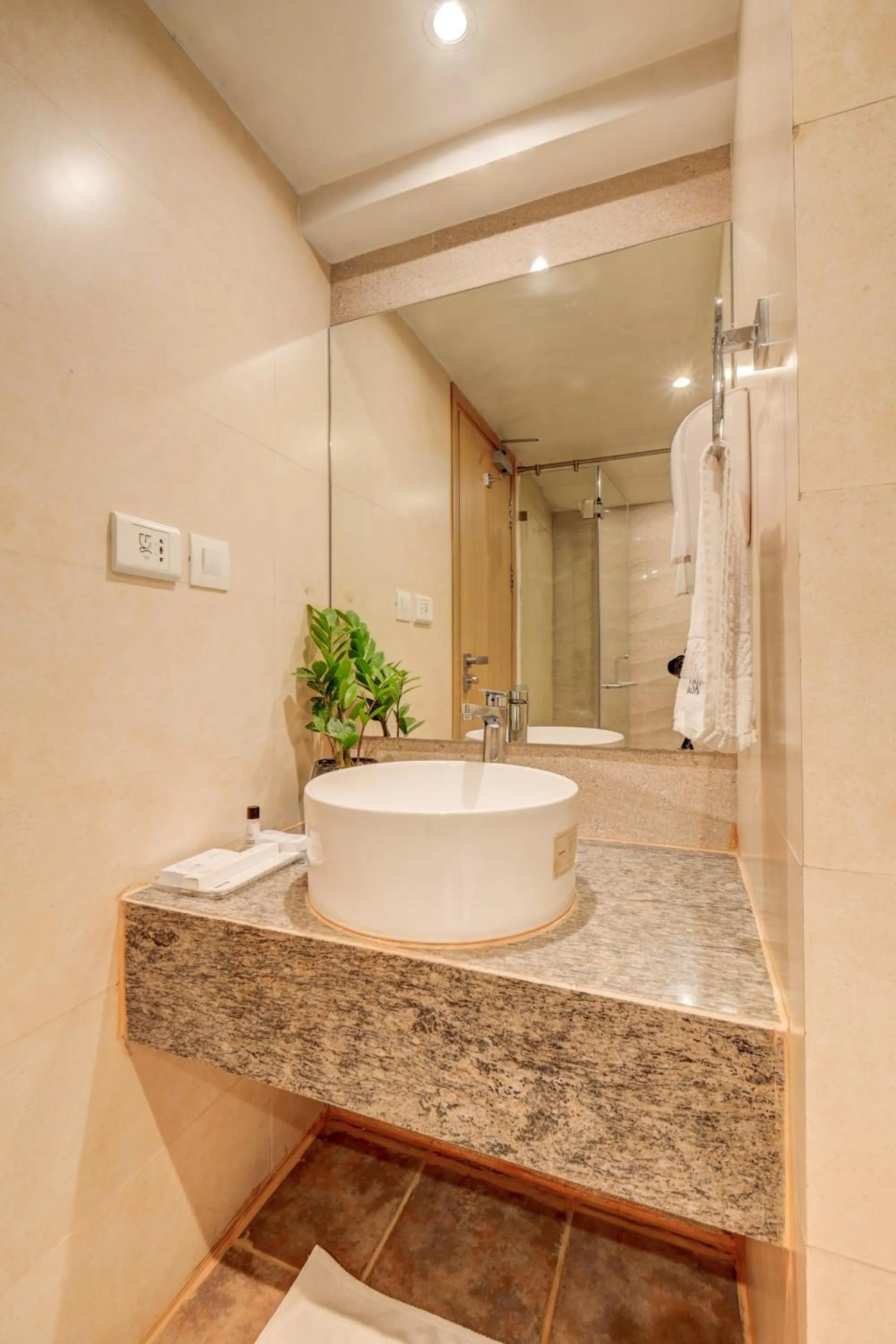 towels in The SSK Solitaire Hotel & Banquets