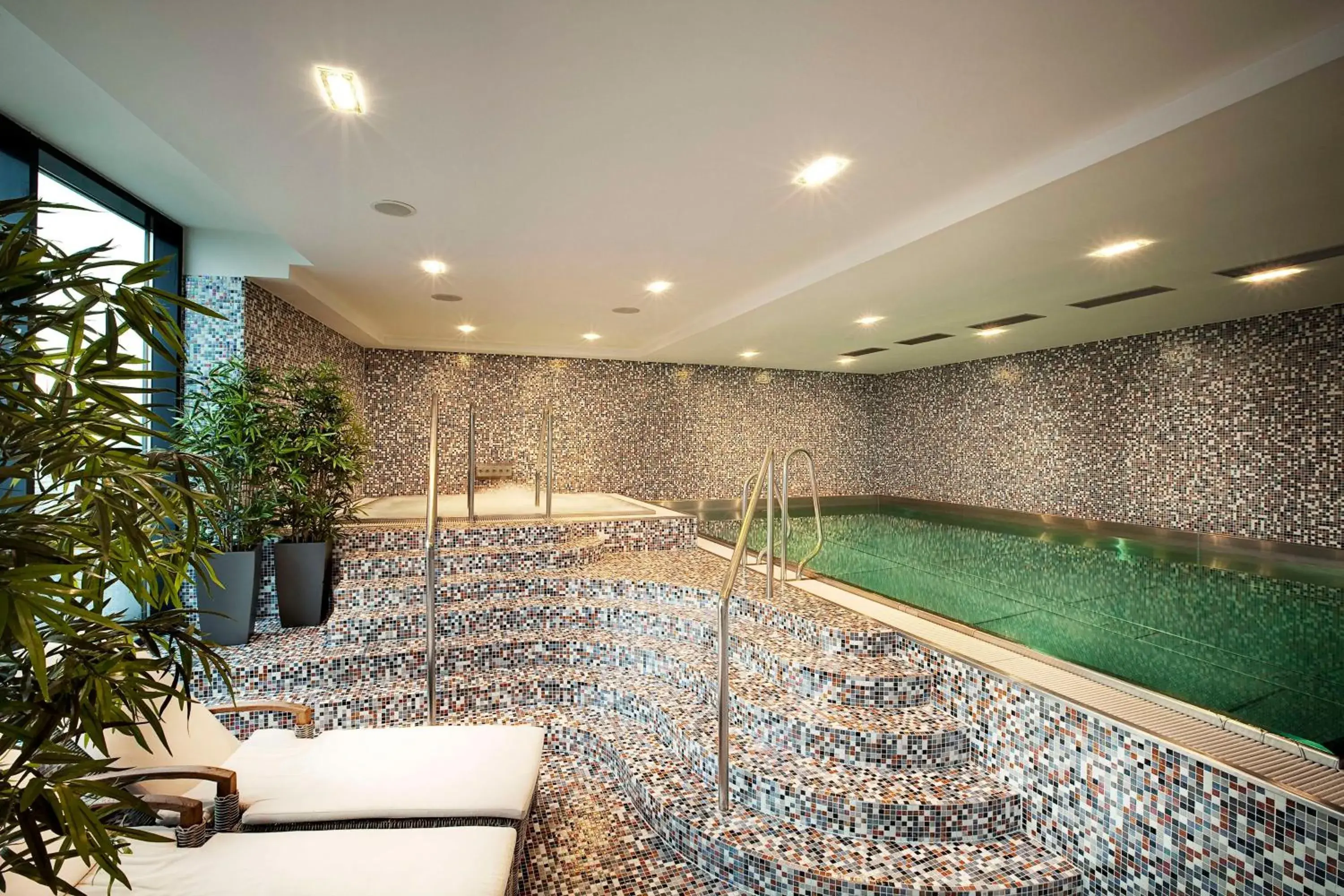 Pool view in NH Bratislava Gate One Pool view in NH Bratislava Gate One