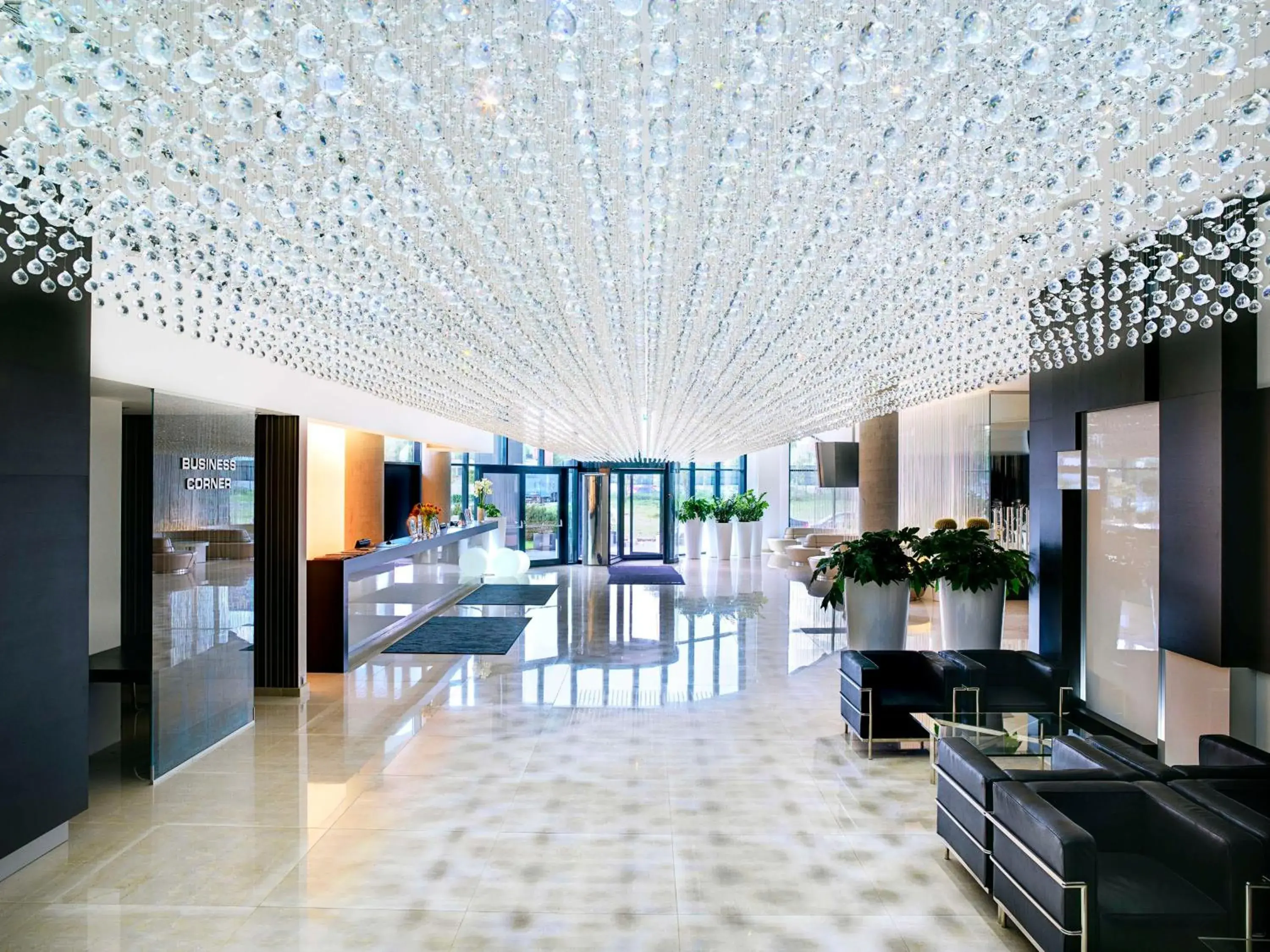 Lobby or reception in NH Bratislava Gate One Lobby or reception in NH Bratislava Gate One