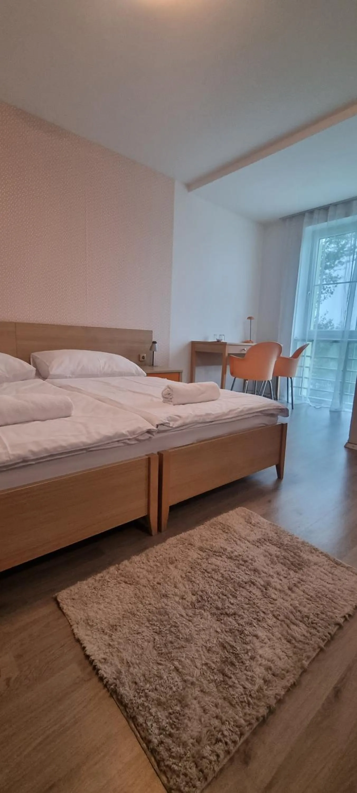 Bedroom, Bed in Hotel and Park Divoká Voda