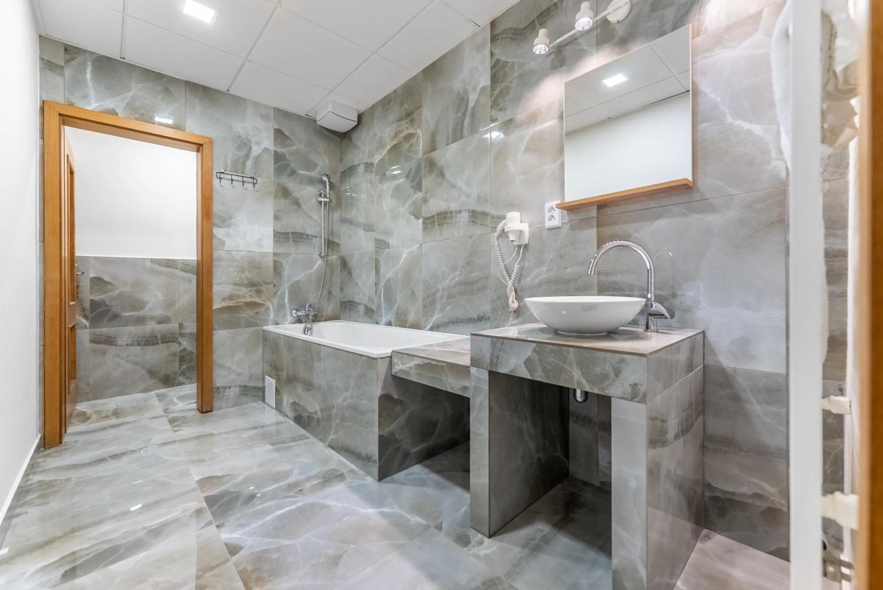 Bathroom in Hotel and Park Divoká Voda