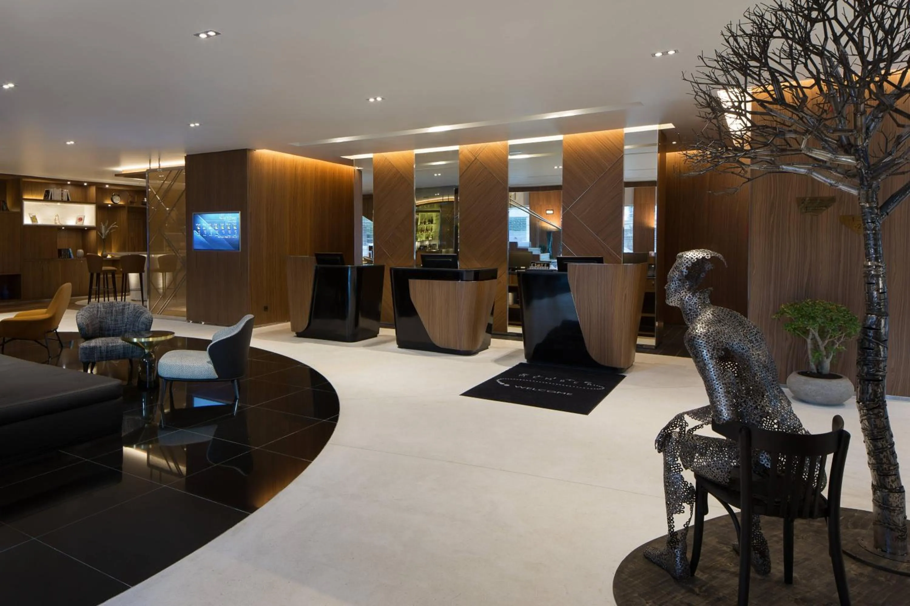 Lobby or reception in Skopje Marriott Hotel