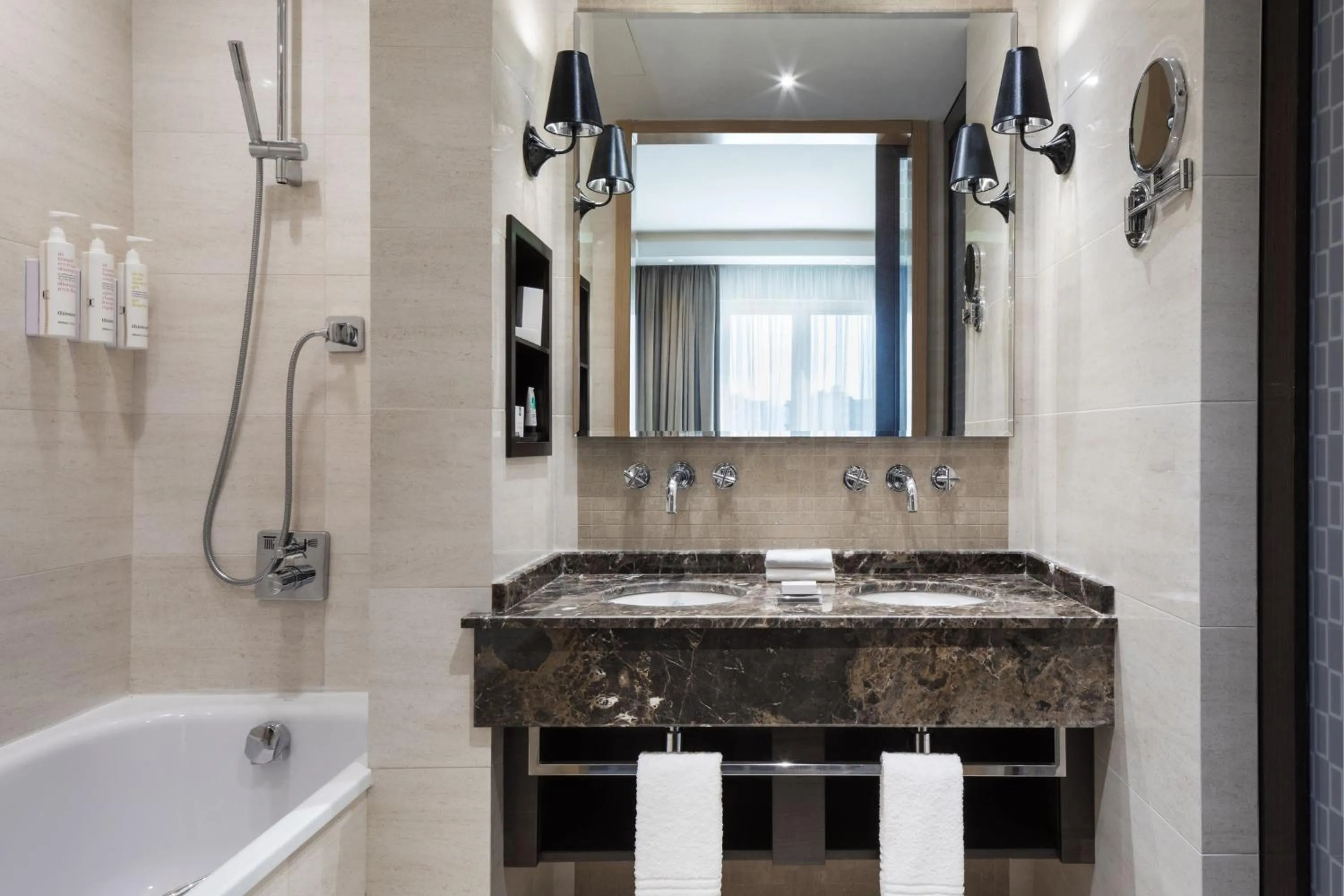 Bathroom in Skopje Marriott Hotel