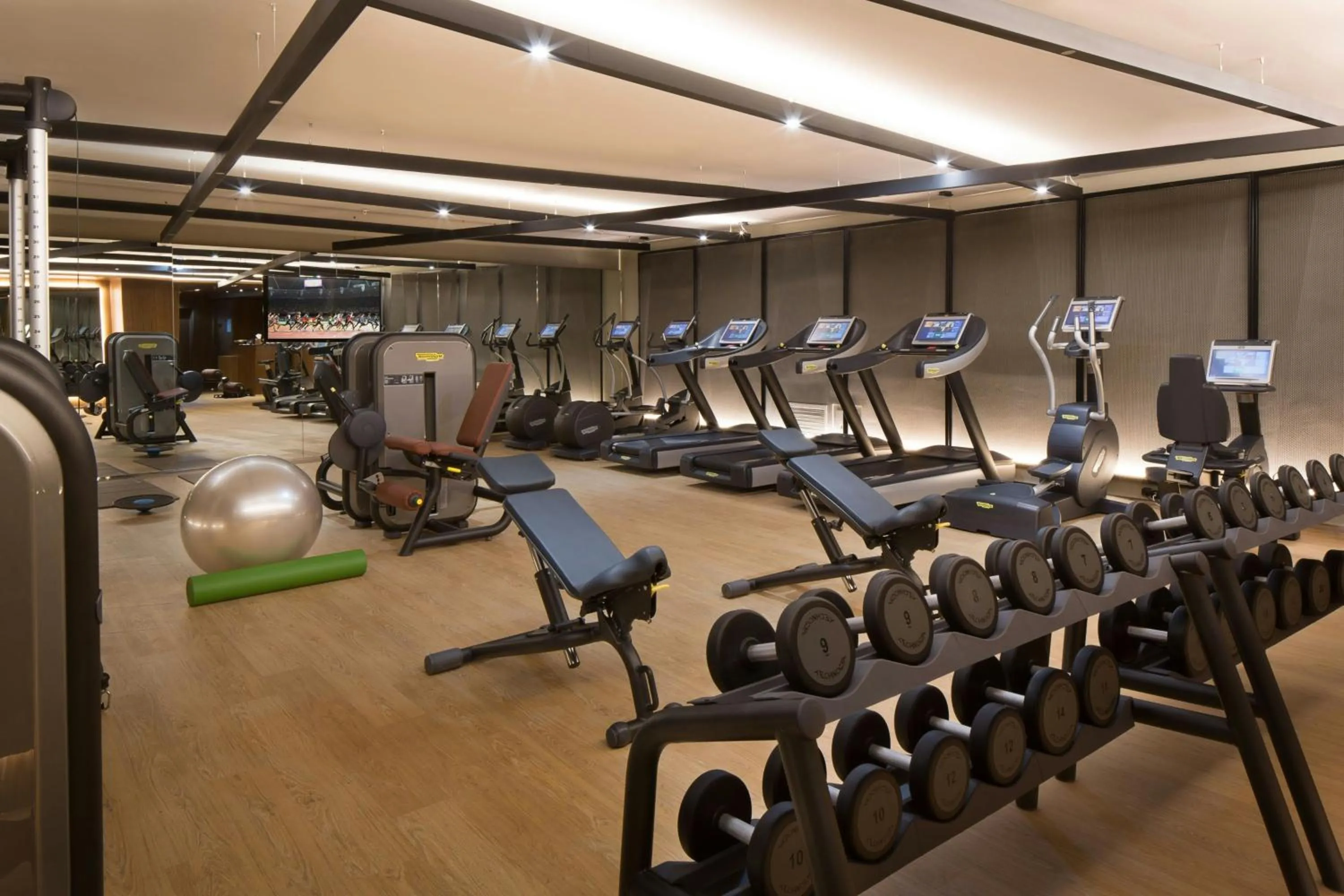 Fitness centre/facilities in Skopje Marriott Hotel