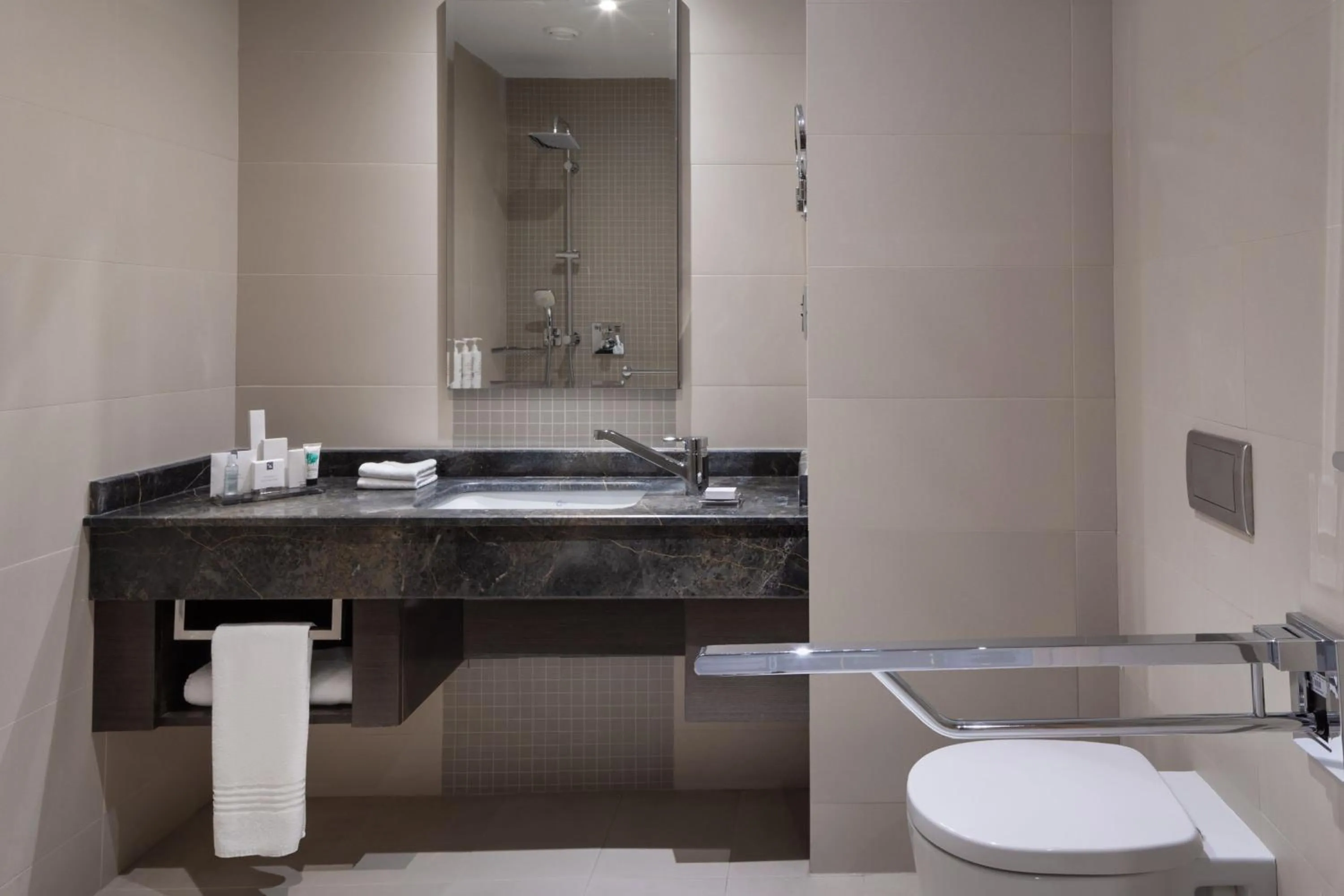 Bathroom in Skopje Marriott Hotel