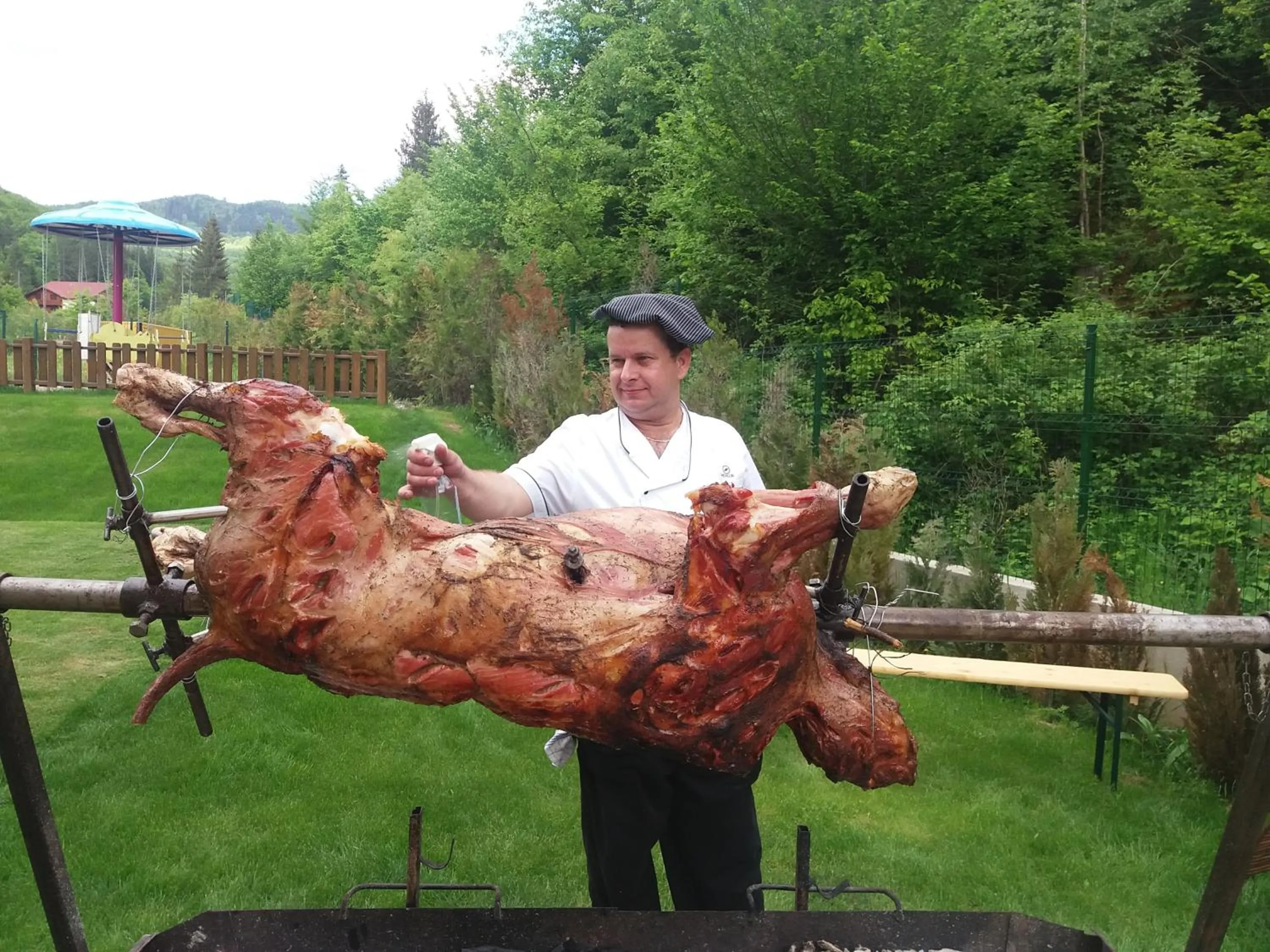 BBQ facilities in Hotel TTS**** Spa&Wellness Covasna