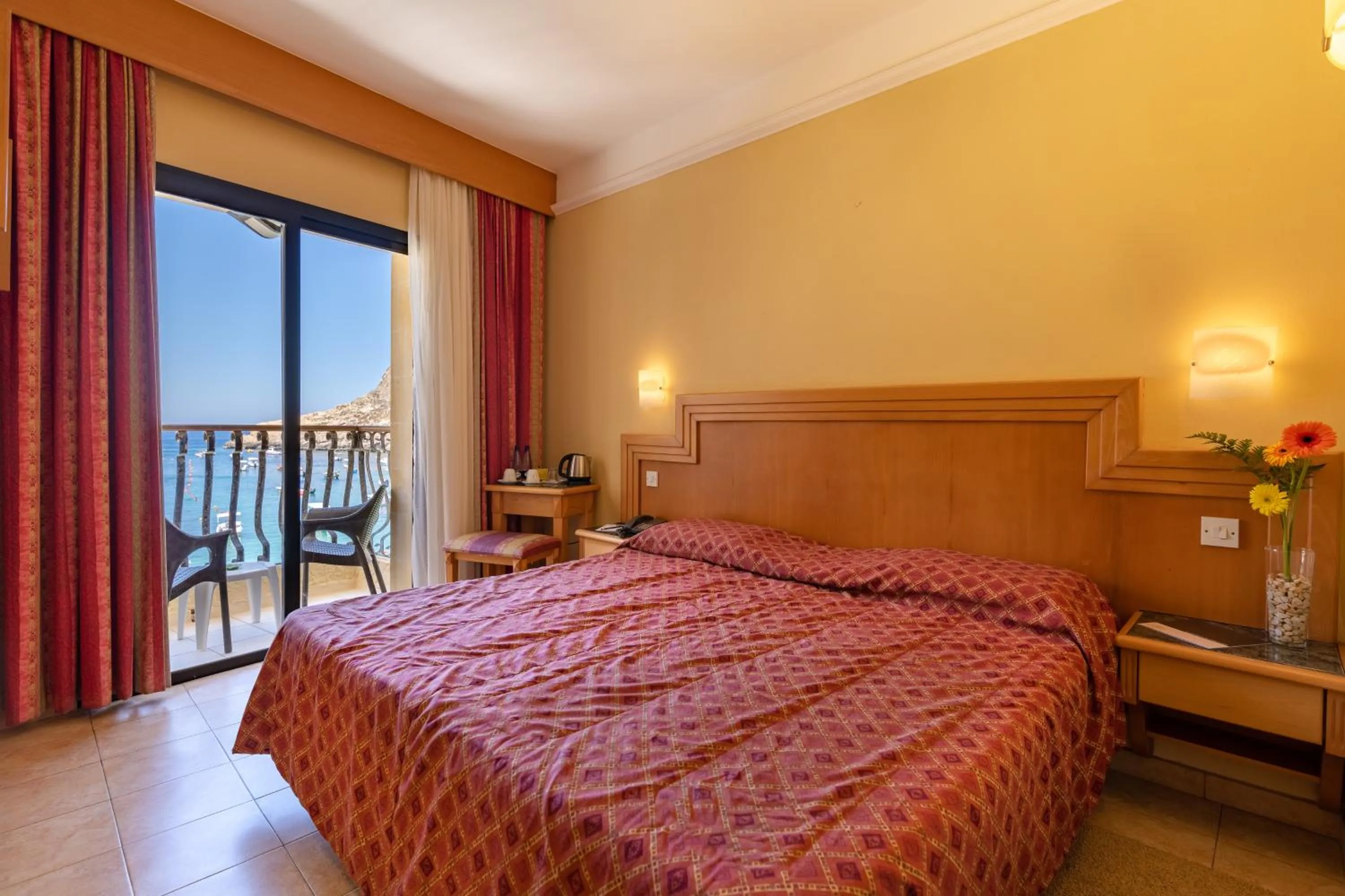Bed in Hotel San Andrea