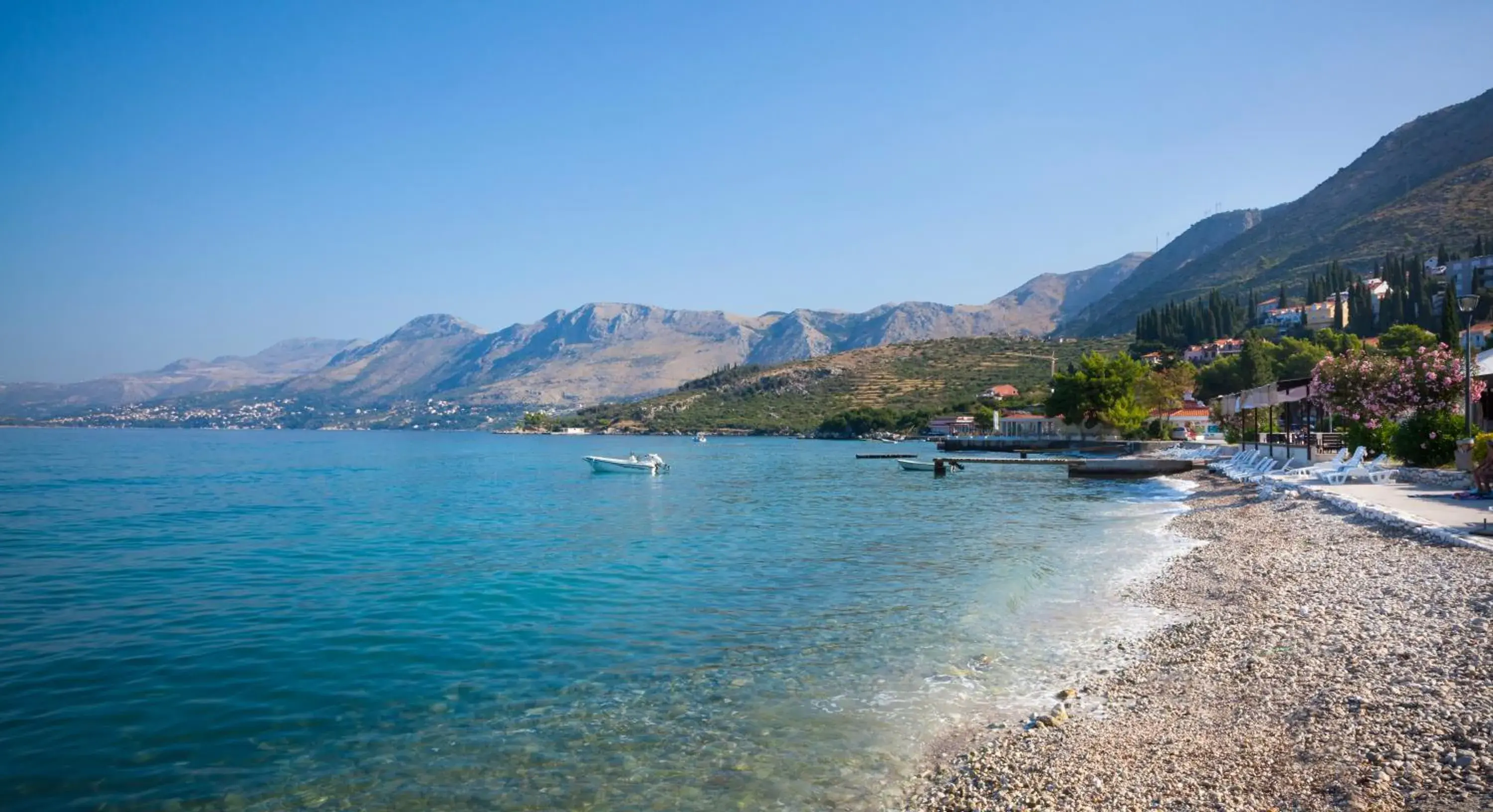 Beach in Remisens Hotel Albatros-All inclusive Beach in Remisens Hotel Albatros-All inclusive