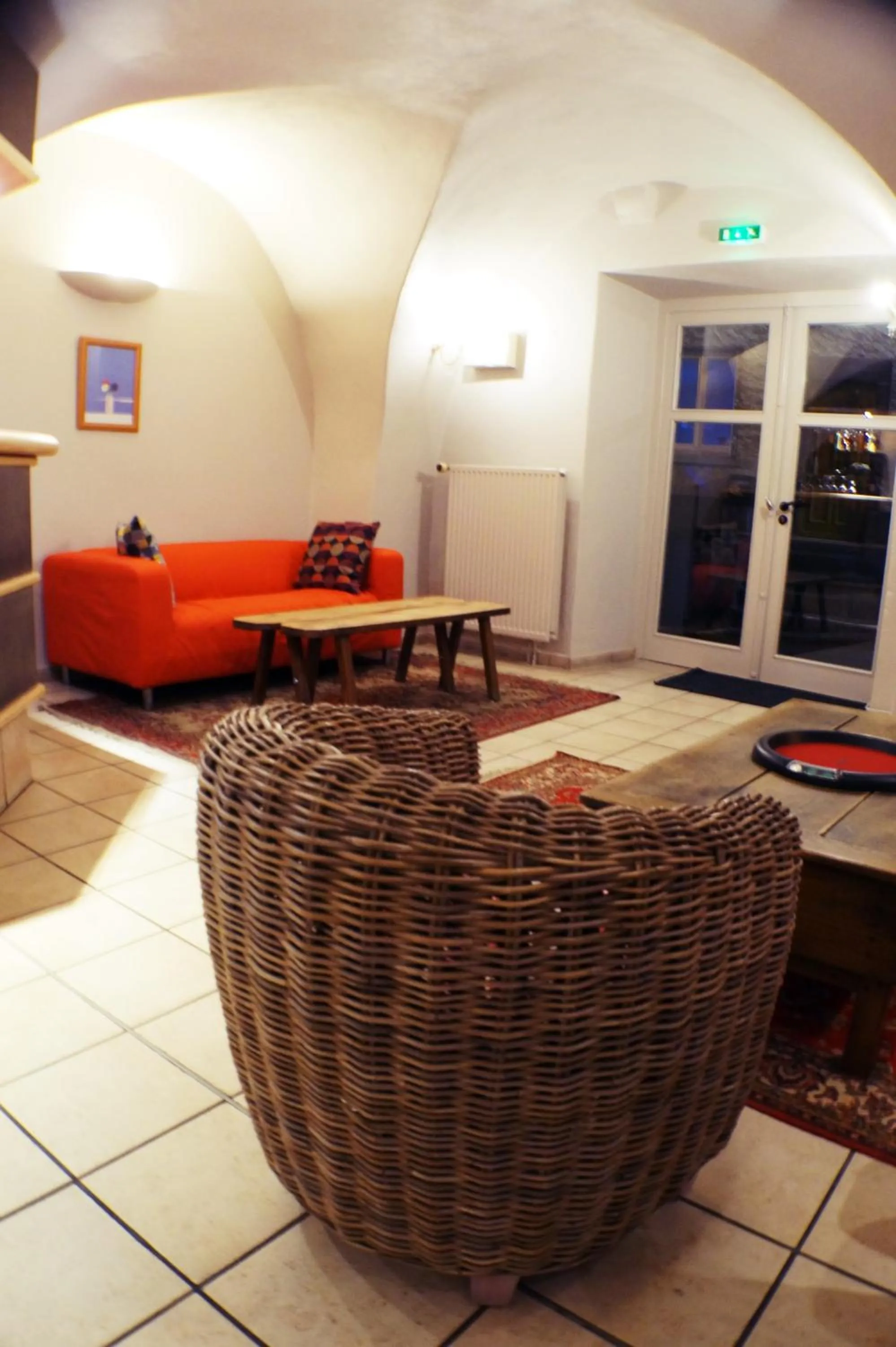 Living room in Logis Hôtel du Commerce