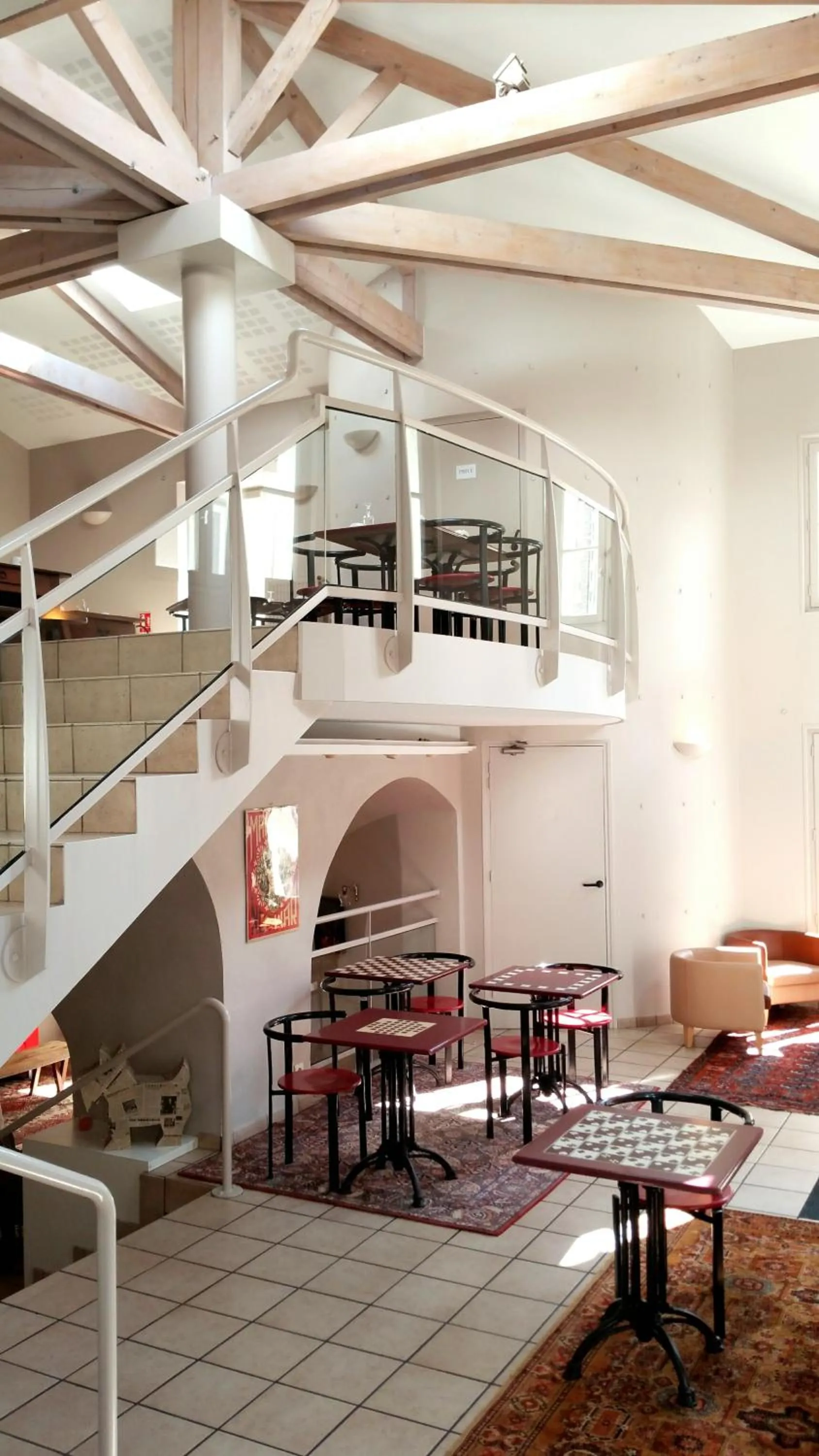 Living room in Logis Hôtel du Commerce