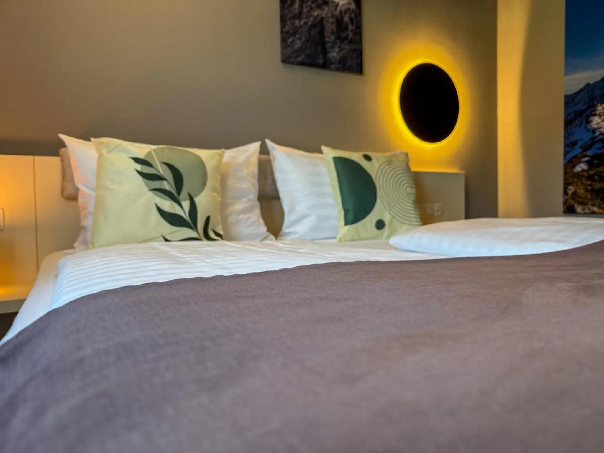 Bed in zum Senner Suites Zillertal