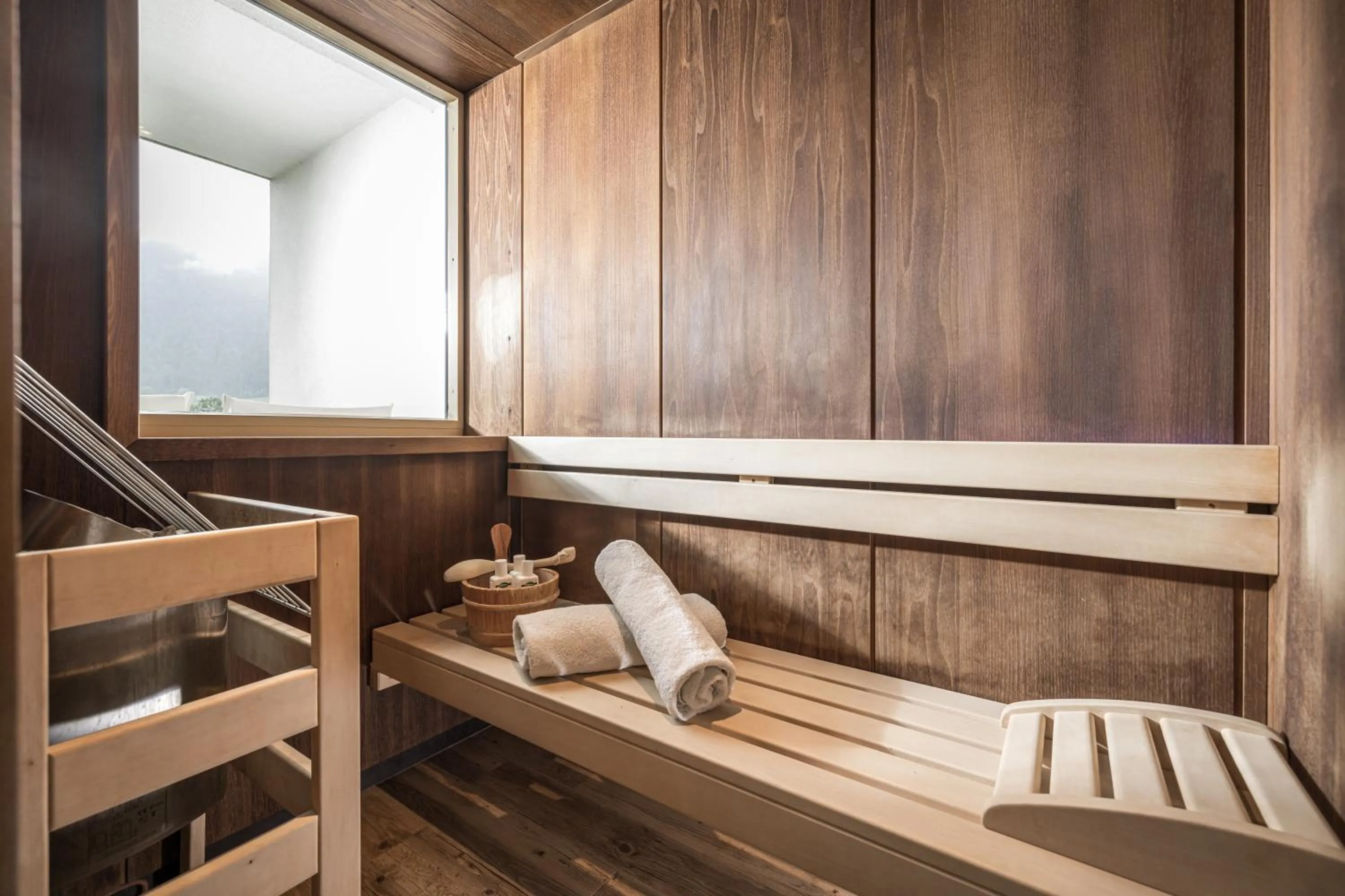 Sauna in zum Senner Suites Zillertal