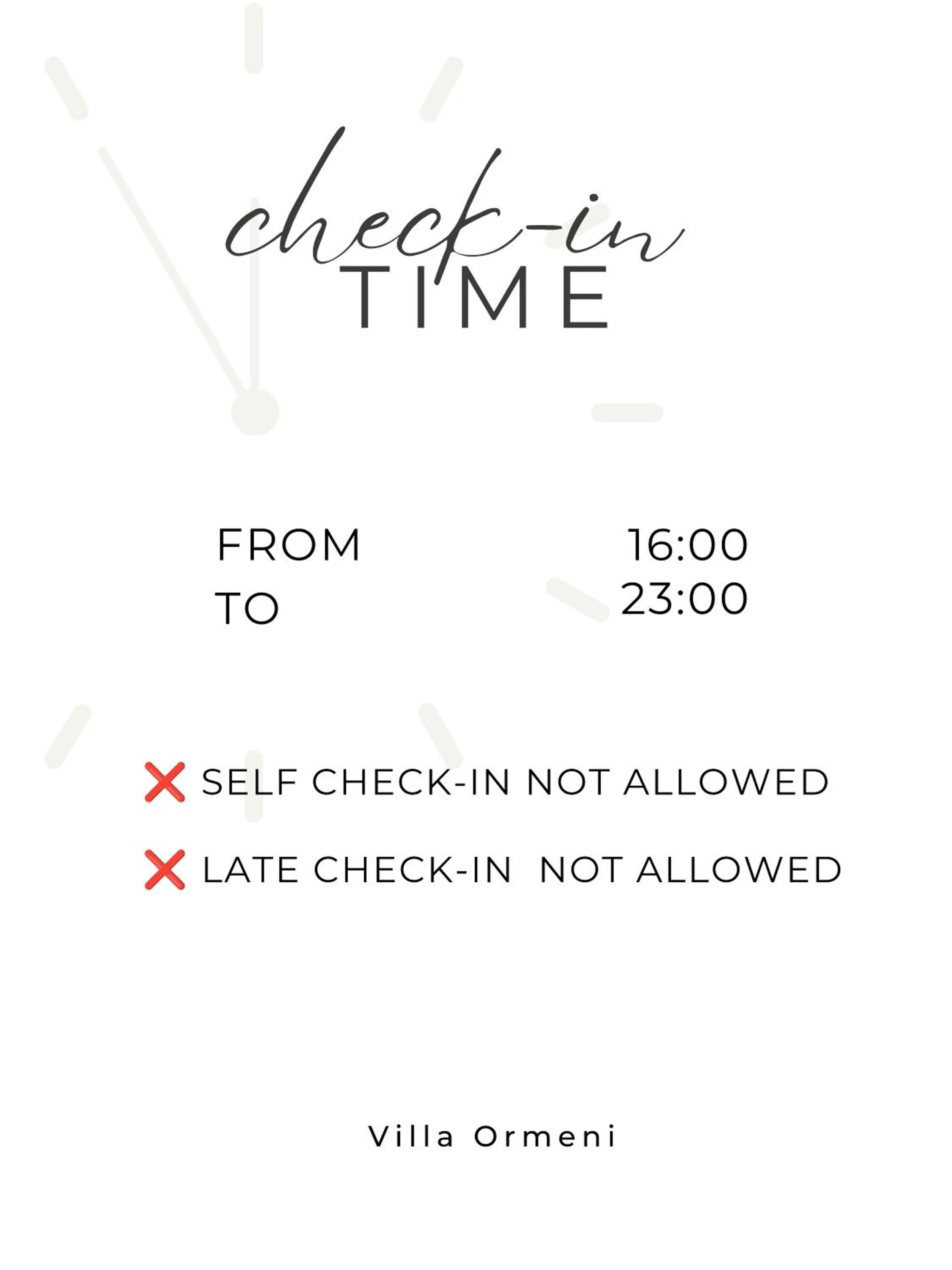 Text overlay in Villa Ormeni